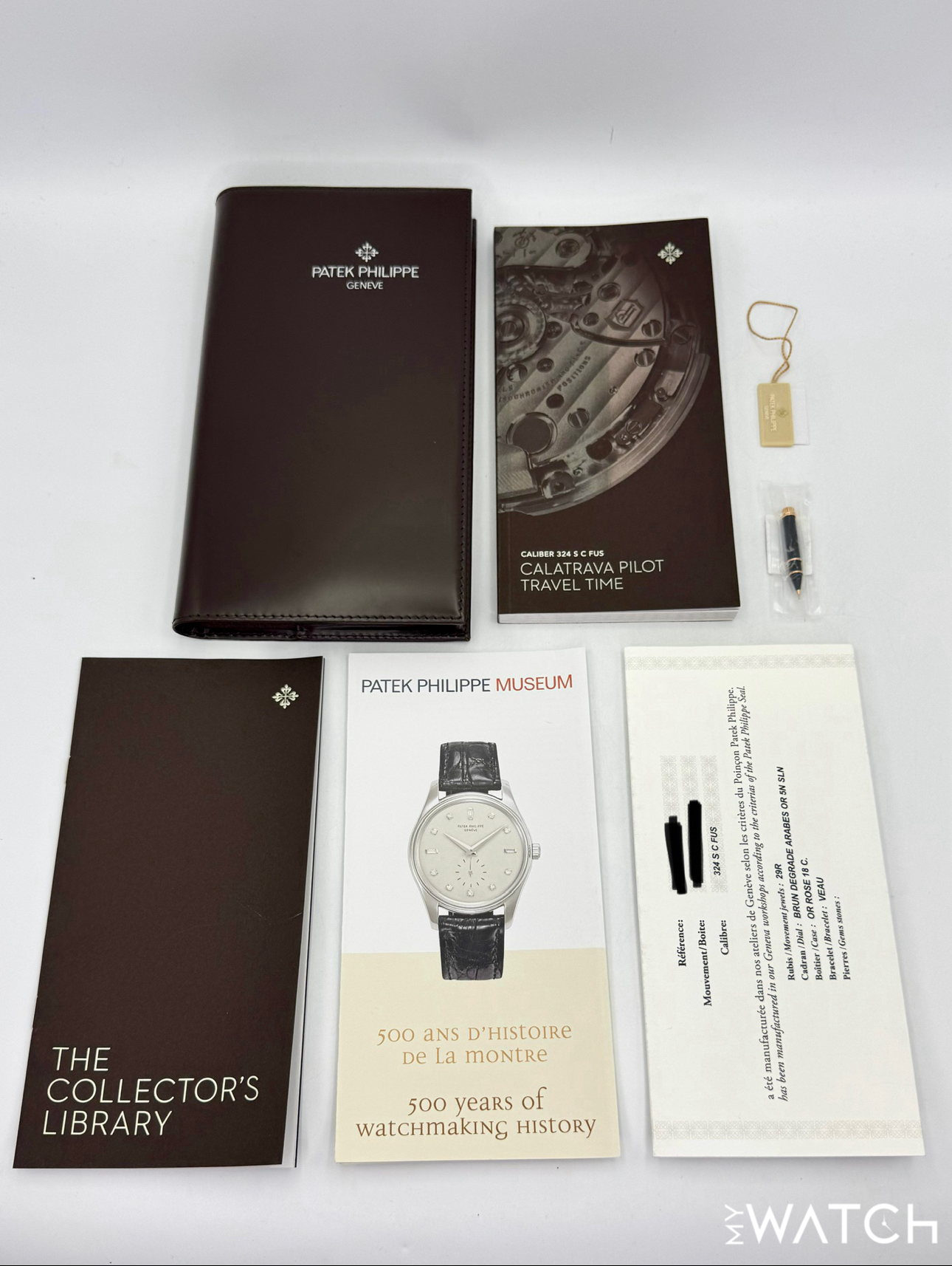 2021 Patek Philippe Calatrava Pilot Time Travel 42mm 5524R Rose Gold Brown Dial