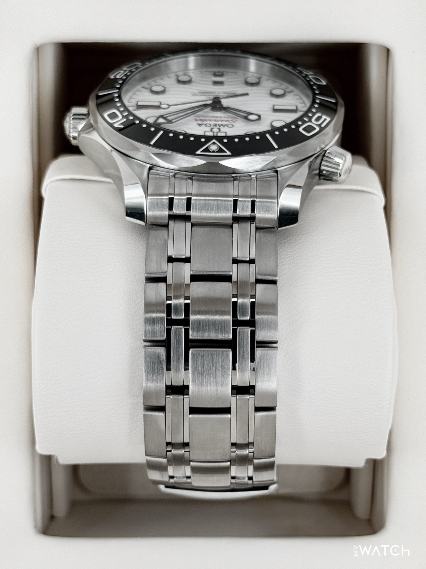 NEW 2026 Omega Seamaster 42mm 210.30.42.20.04.001 Stainless Steel White Dial - MyWatchLLC