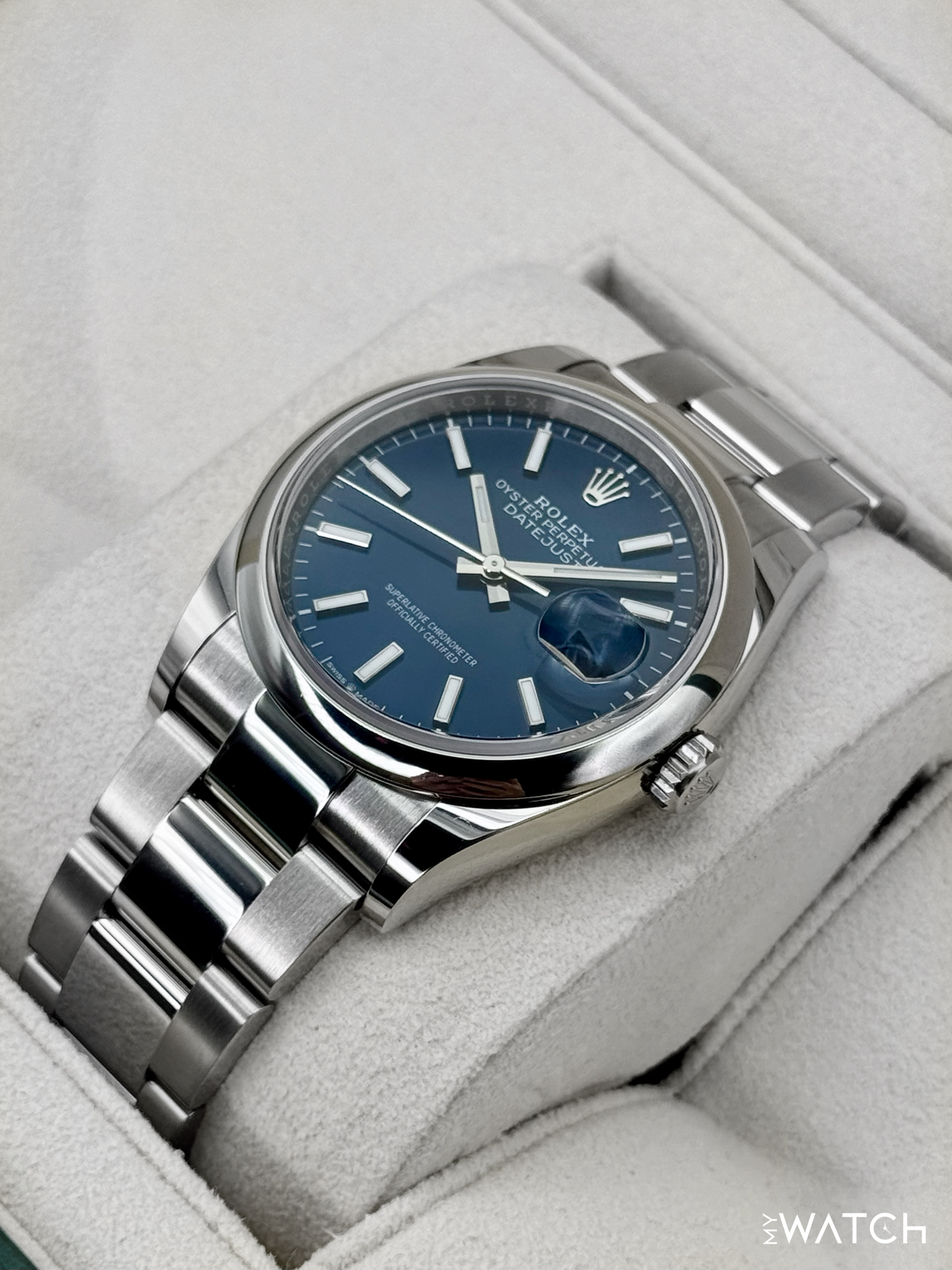 NEW 2025 Rolex Datejust 36mm 126200 Stainless Steel Oyster Blue Dial
