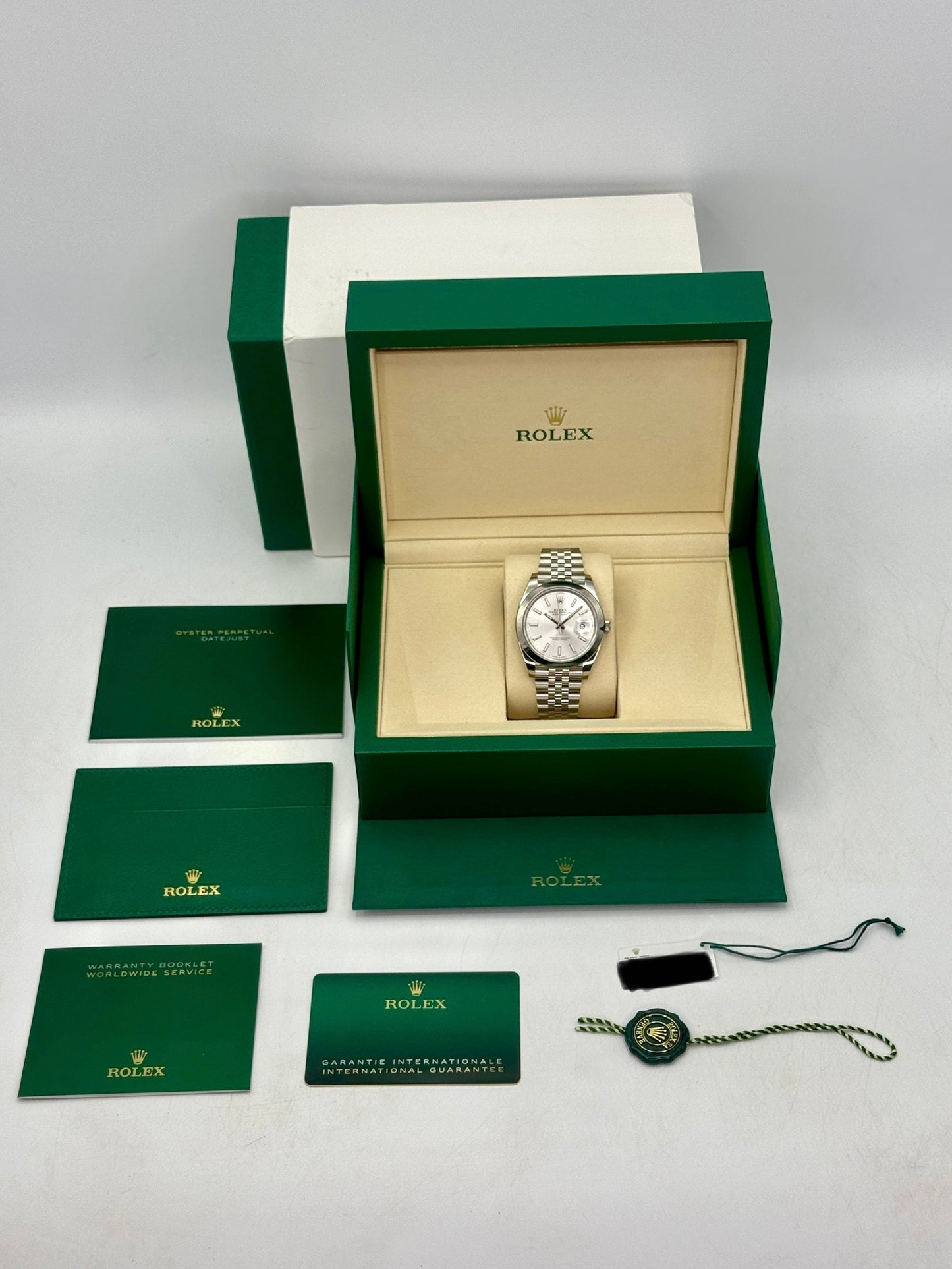 NEW 2025 Rolex Datejust 41mm 126300 Stainless Steel Jubilee Silver Dial