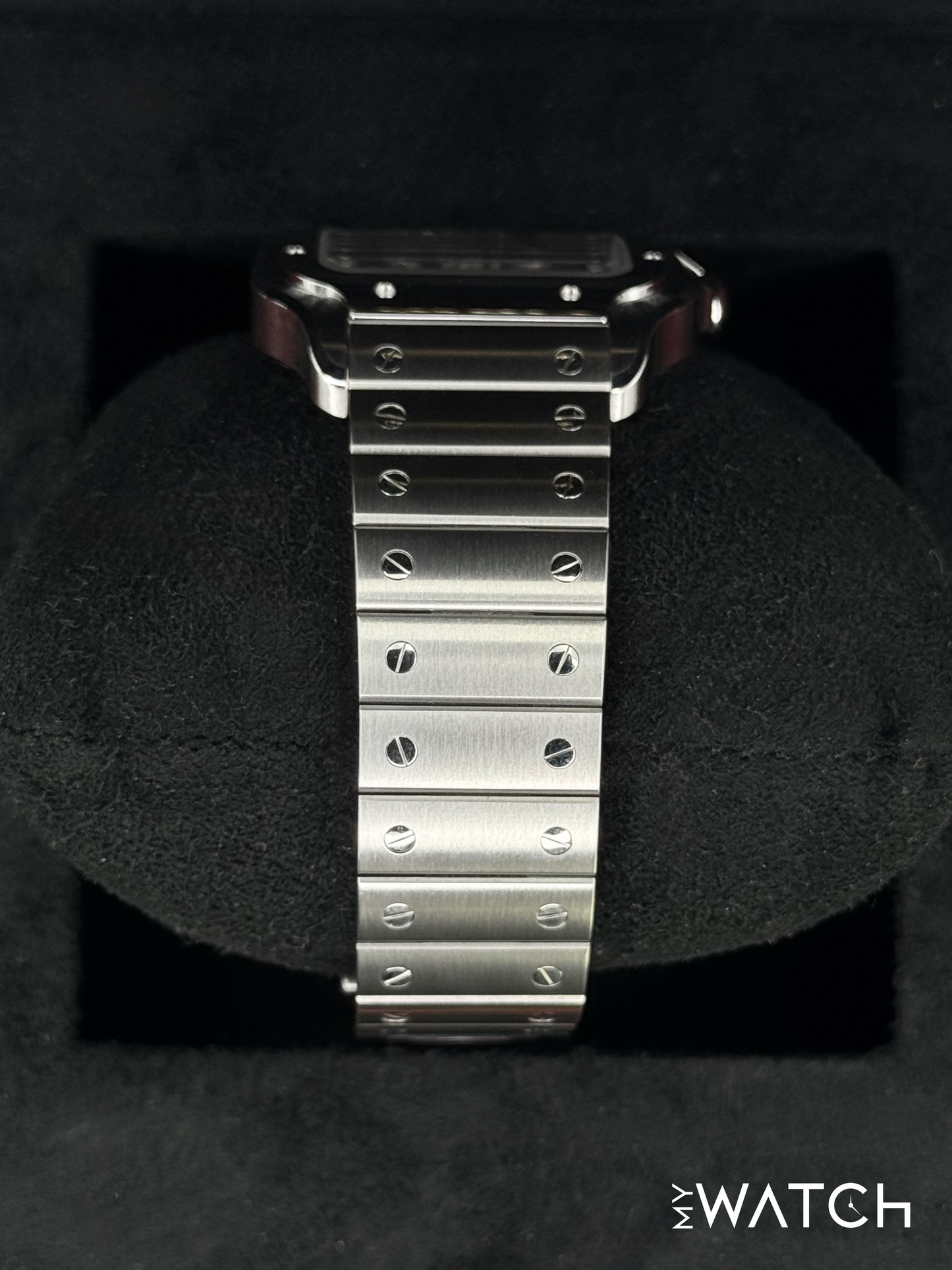 2021 Cartier Santos De Cartier 39.8mm WHSA0015 Stainless Steel Skeleton Dial