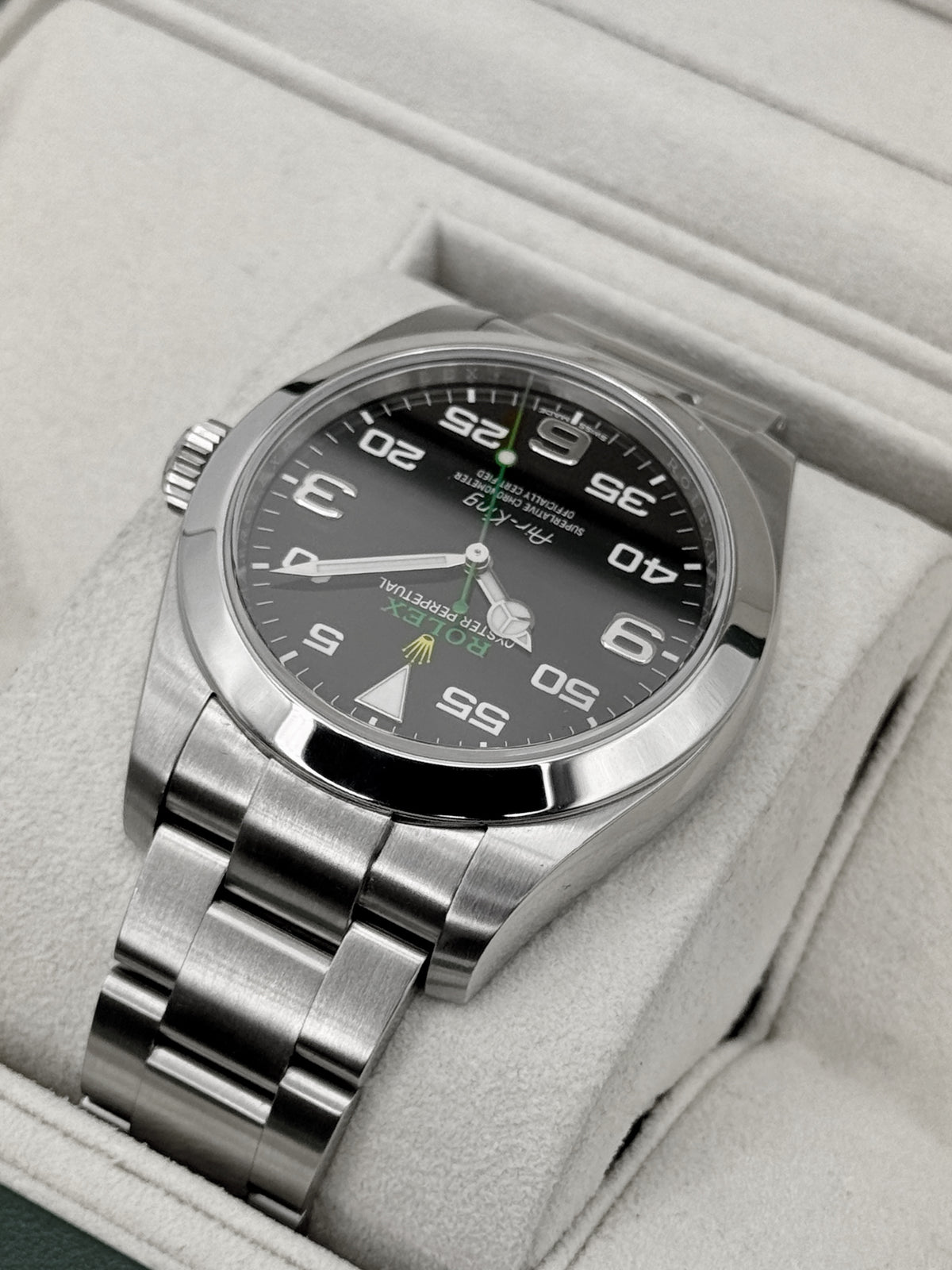 2026 Rolex Air-King 40mm 116900 Stainless Steel Black Dial (CPO)