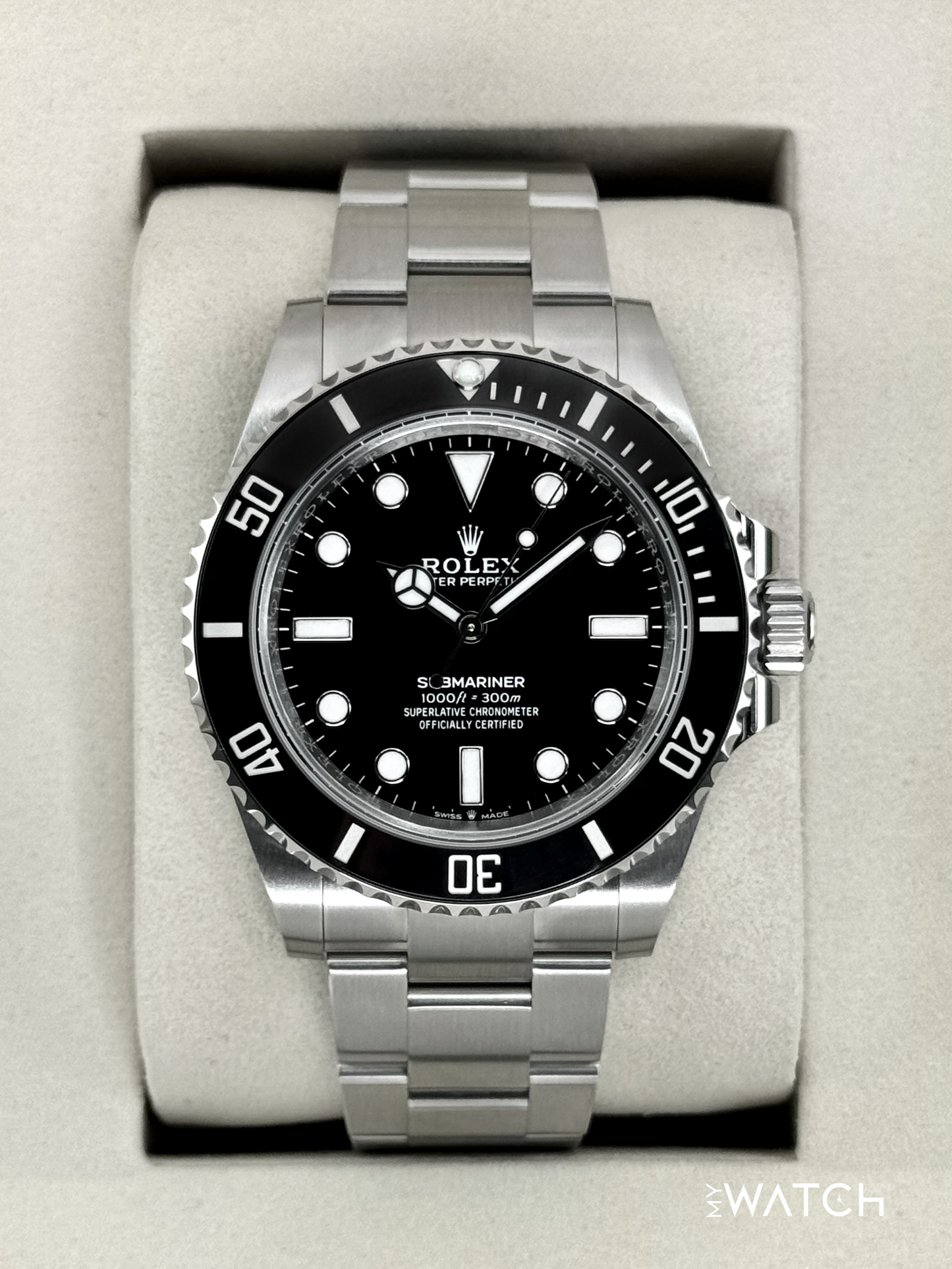 NEW 2025 Rolex Submariner 41mm 124060 Stainless Steel Black Dial (STIC