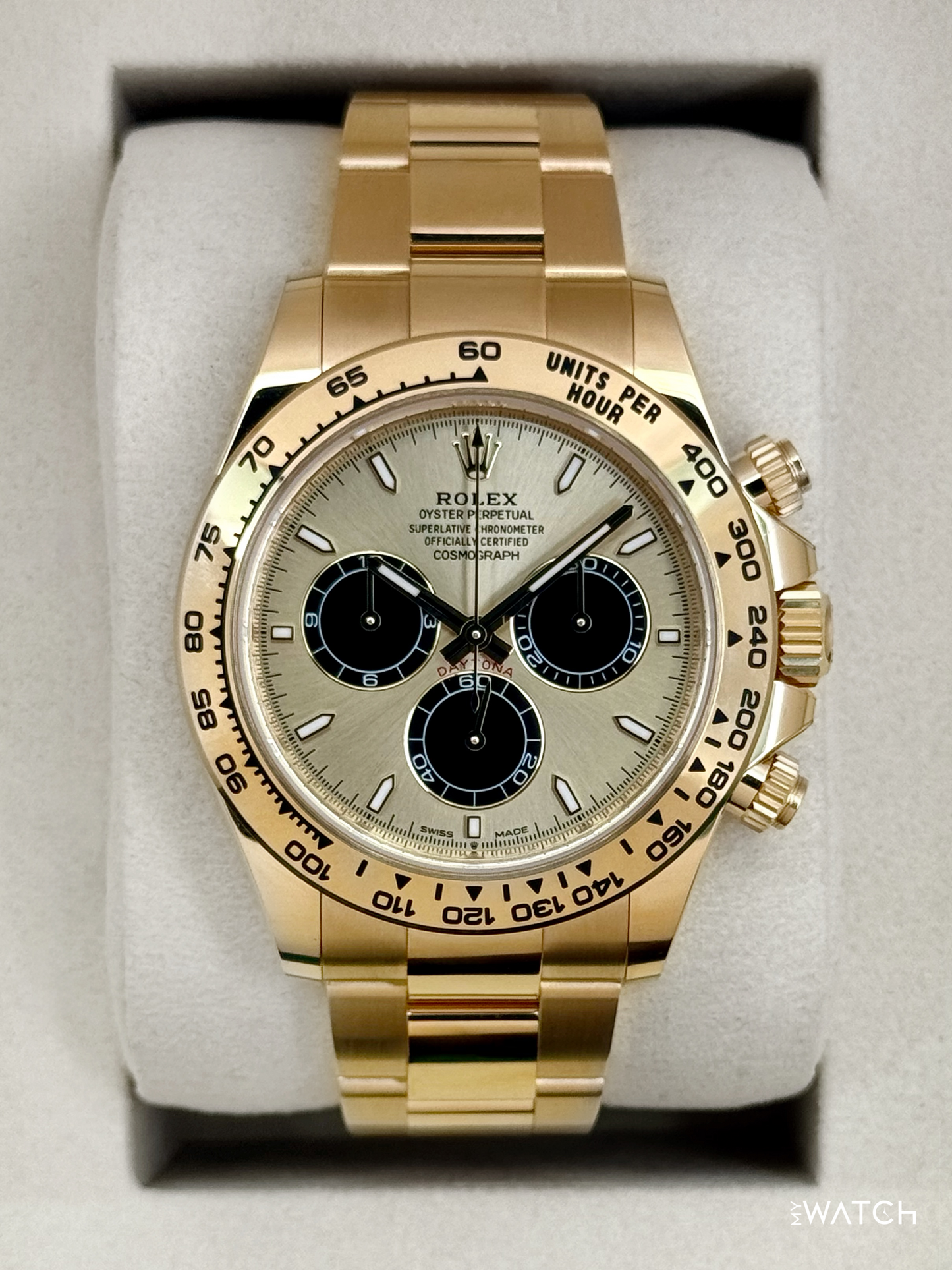 NEW 2026 Rolex Daytona 40mm 126508 18K Yellow Gold Champagne "Pikachu" Dial - MyWatchLLC