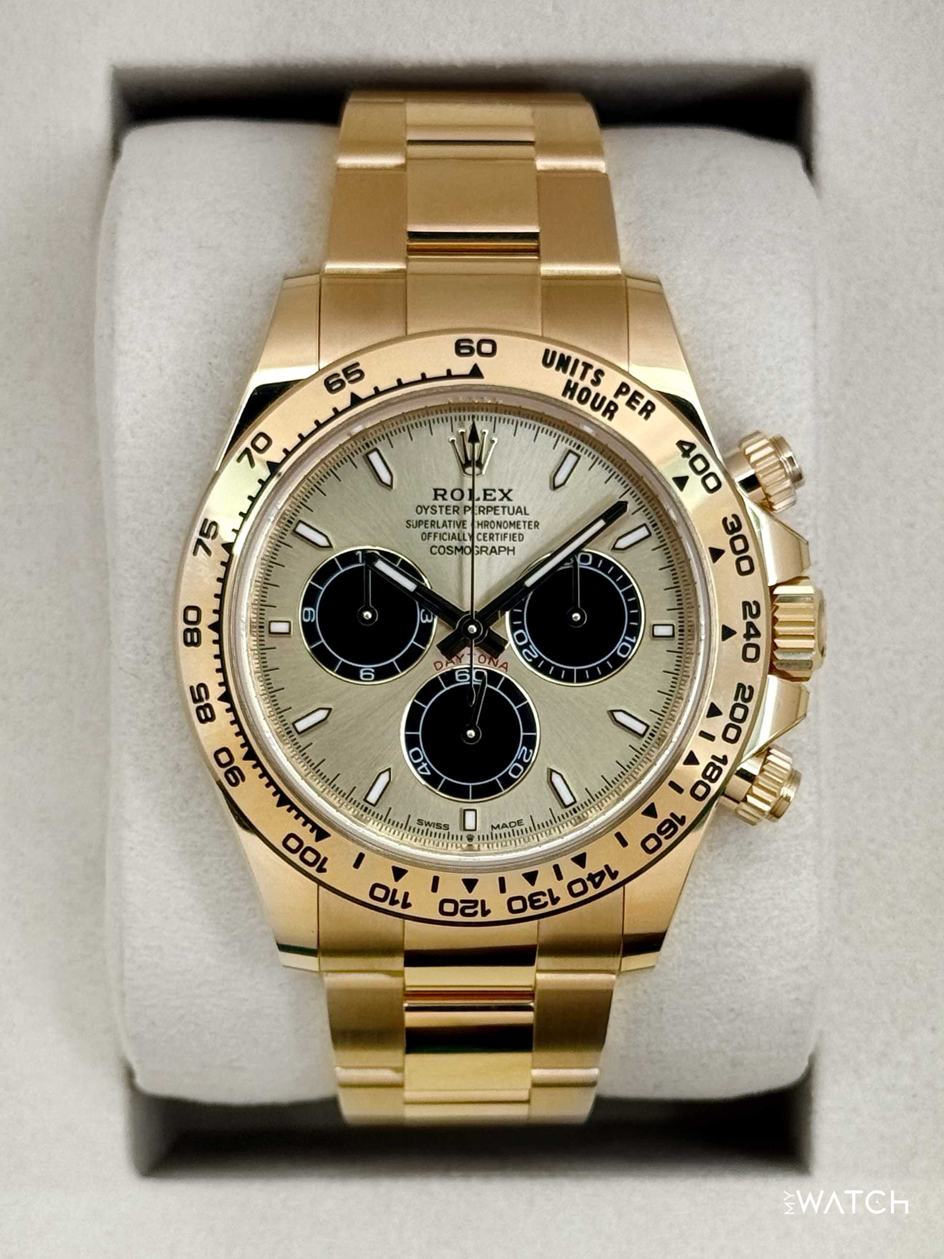 NEW 2026 Rolex Daytona 40mm 126508 18K Yellow Gold Champagne "Pikachu" Dial - MyWatchLLC