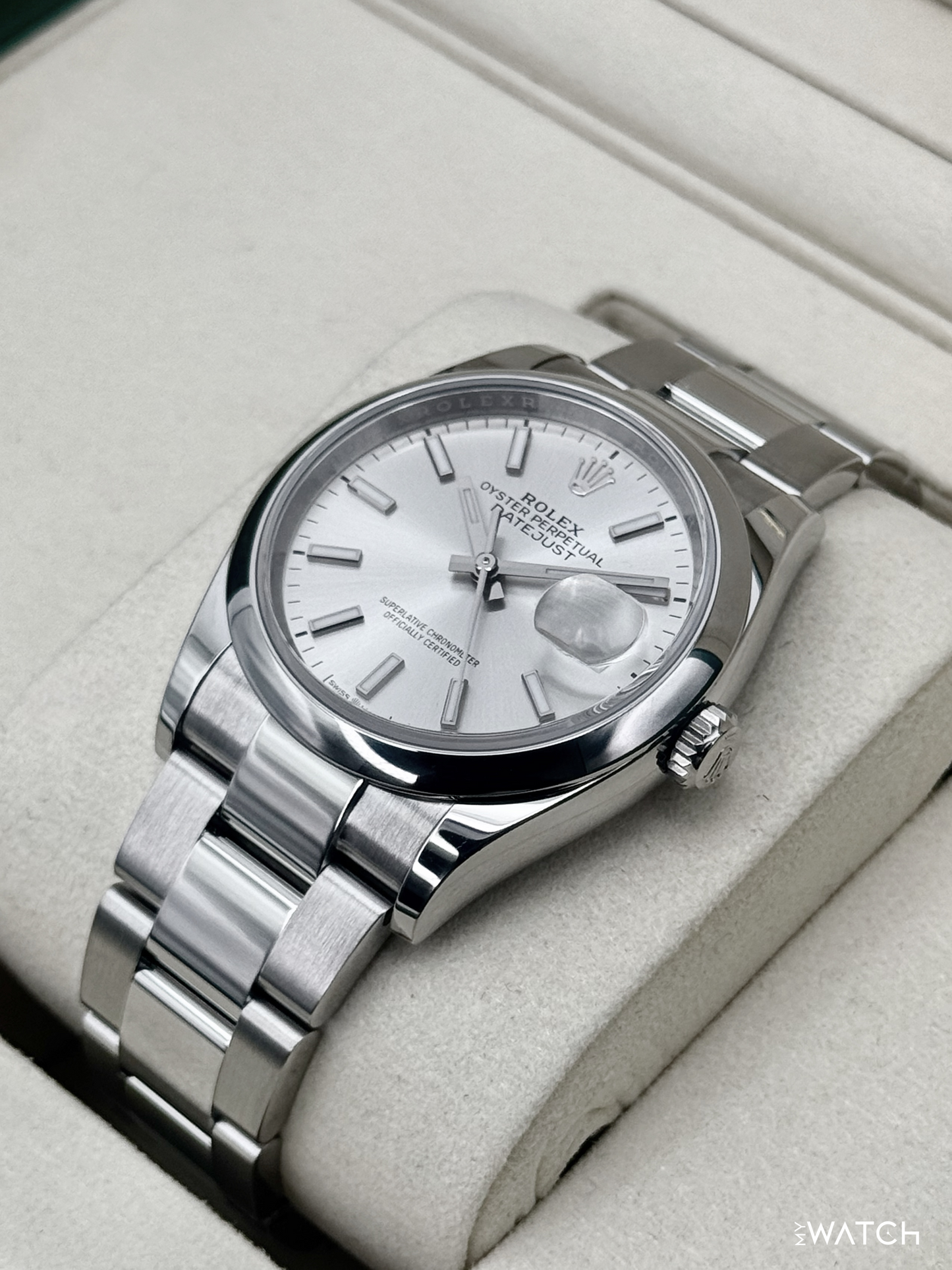 2025 Rolex Datejust 36mm 126200 Stainless Steel Oyster Silver Dial