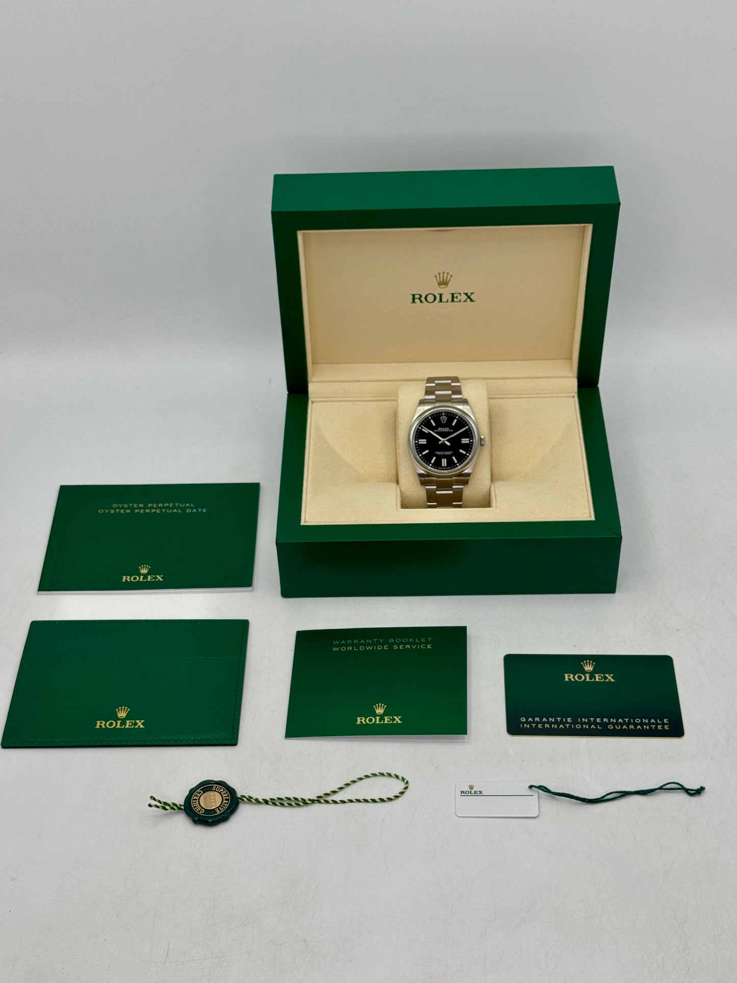 2023 Rolex Oyster Perpetual 41mm 124300 Black Dial