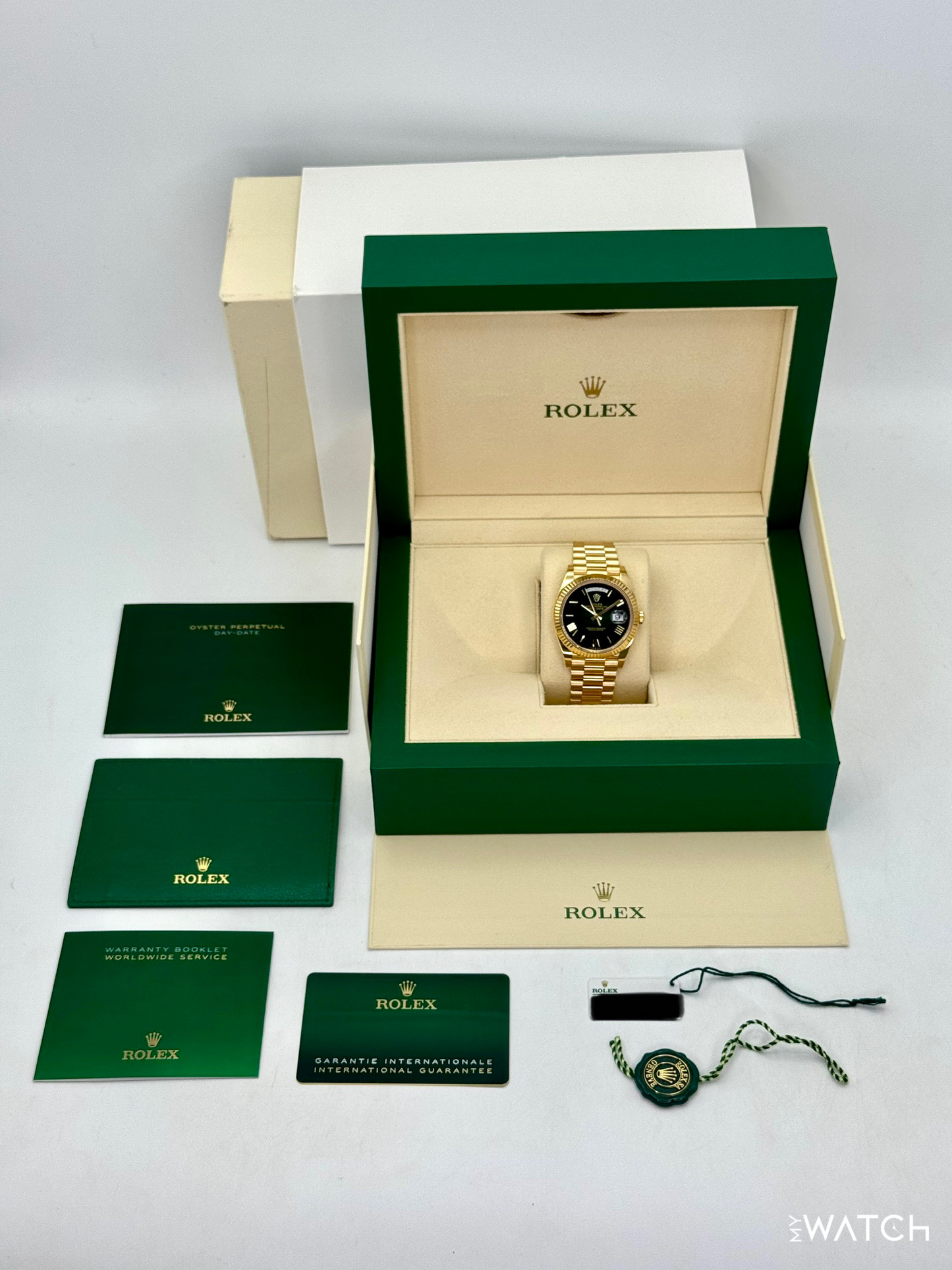 2025 Rolex Day-Date 40mm 228238 Presidential Green Ombre Dial