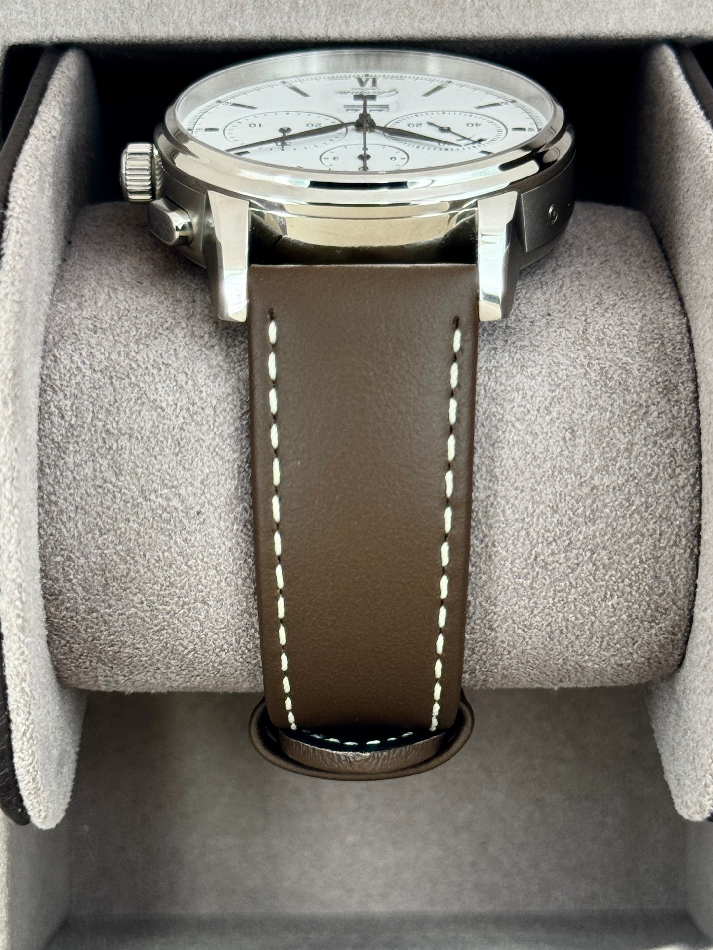 NEW 2026 Glashütte Original Senator 42mm 1-37-01-05-02-07 Stainless Steel White Dial