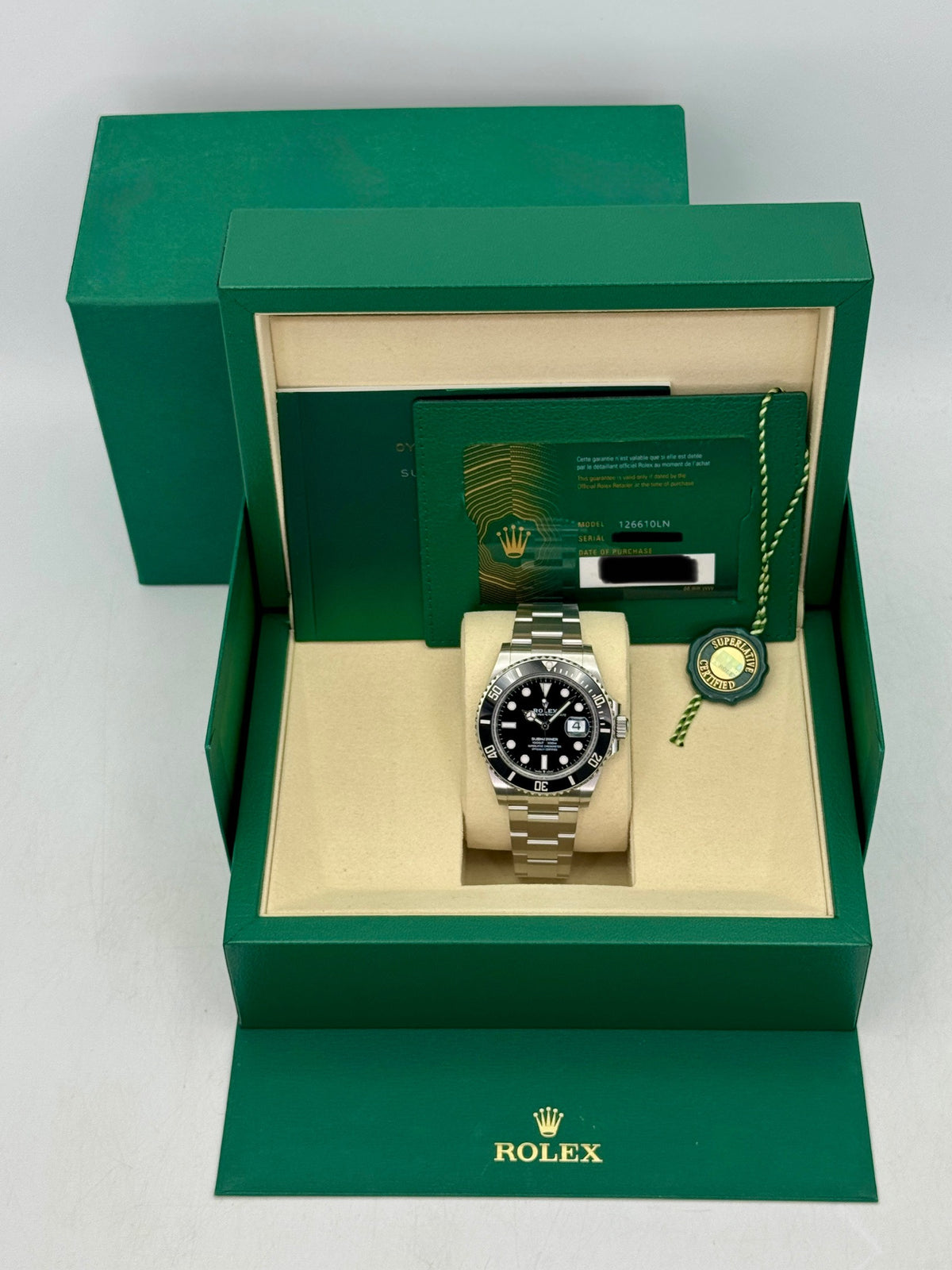 2025 Rolex Submariner 41mm 126610LN Stainless Steel Black Dial