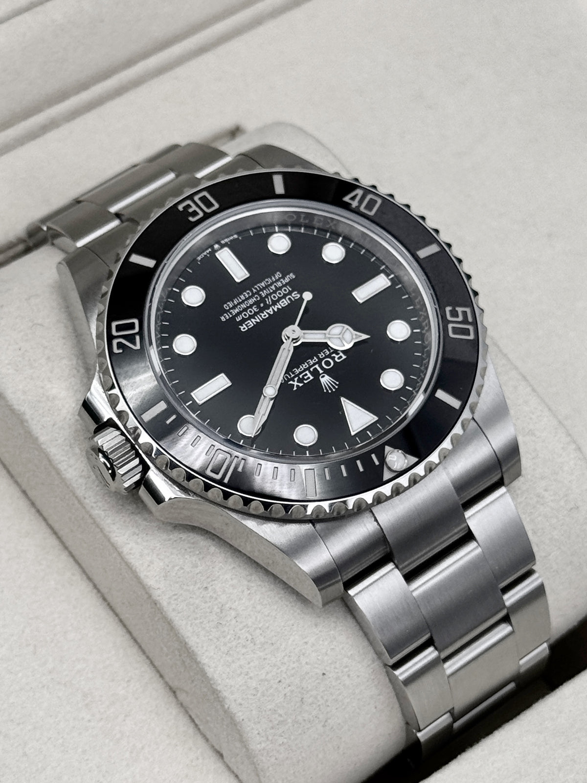 2025 Rolex Submariner 41mm 124060 Stainless Steel Black Dial