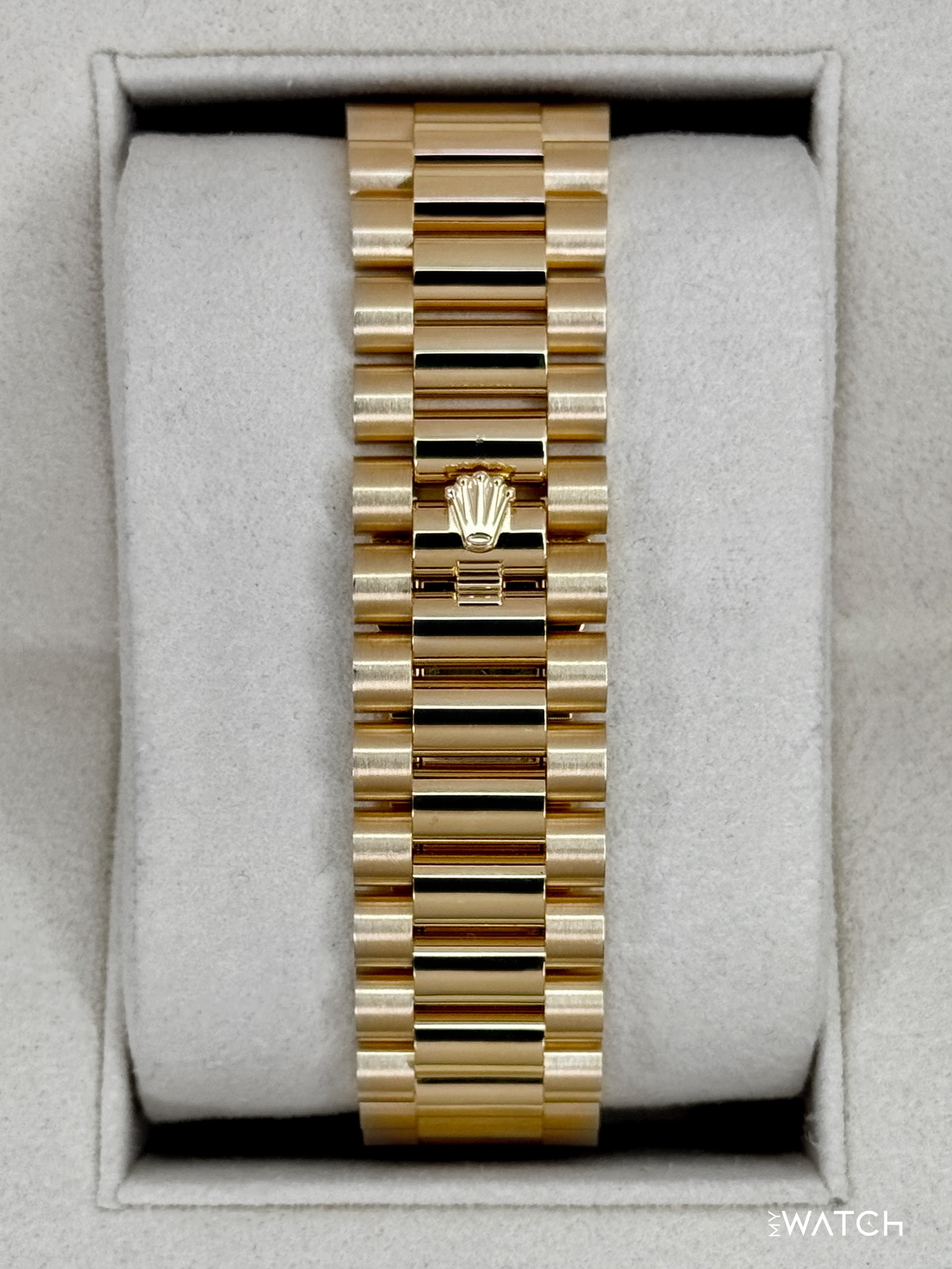 2020 Rolex Day-Date 40mm 228238 Champagne Stick Dial - MyWatchLLC