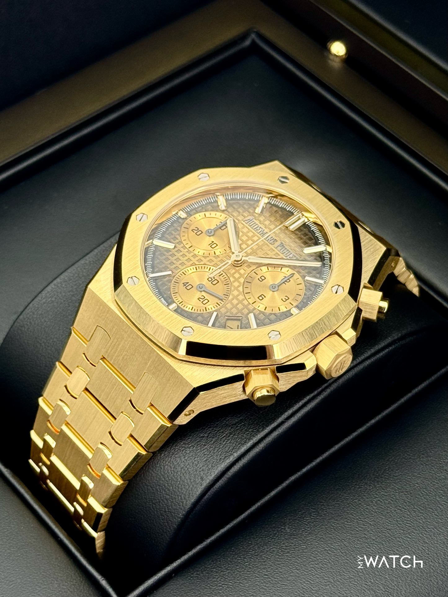 NEW 2025 Audemars Piguet Royal Oak Chronograph 41mm 26240BA Gold Dial - MyWatchLLC