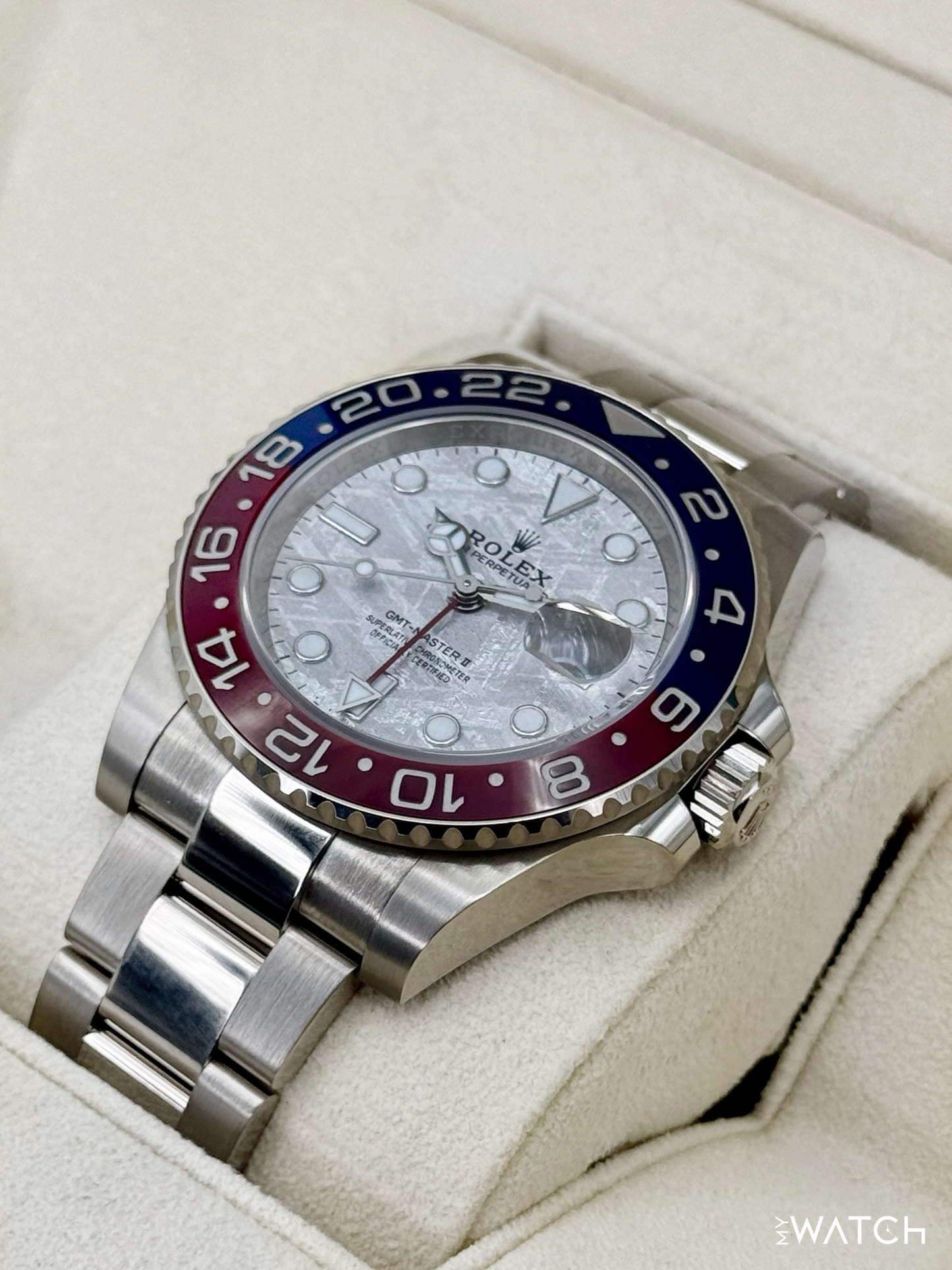 2025 Rolex GMT-Master II "Pepsi" 40mm 126719BLRO Meteorite Dial