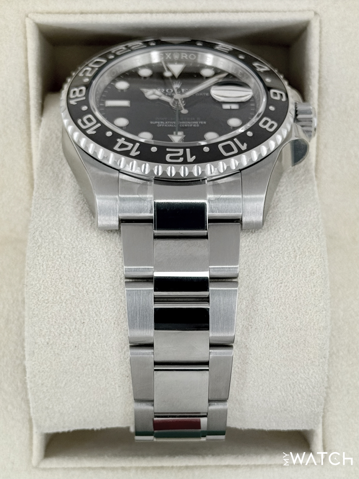 NEW OLD STOCK 2018 Rolex GMT-Master II 40mm 116710LN Black Dial (STICKERED) - MyWatchLLC