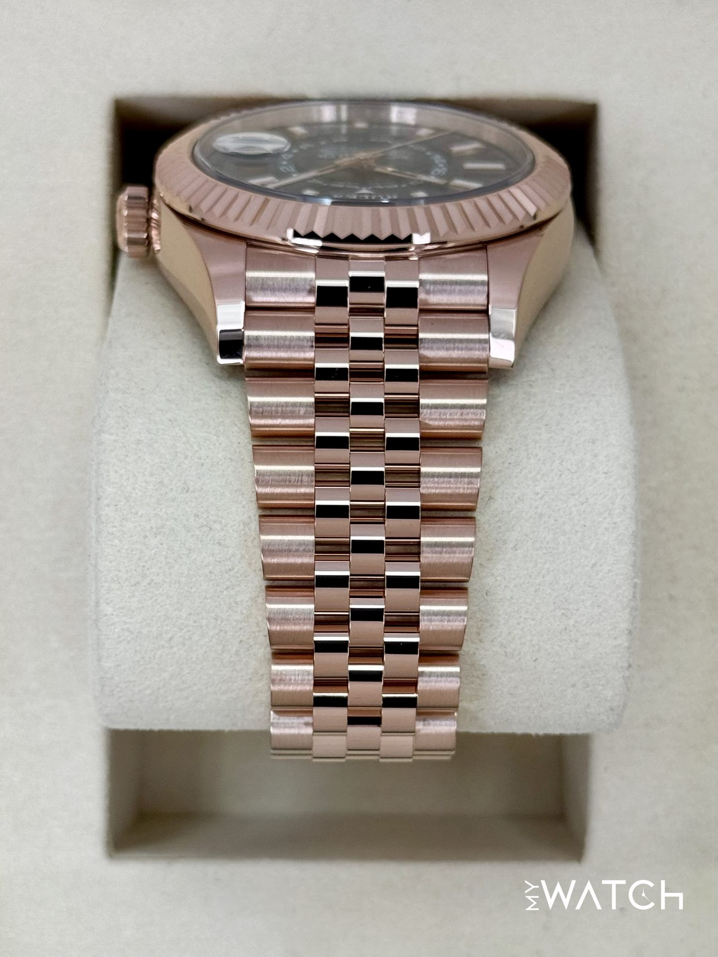 NEW 2025 Rolex Sky-Dweller 42mm 336935 Rose Gold Jubilee Blue Dial