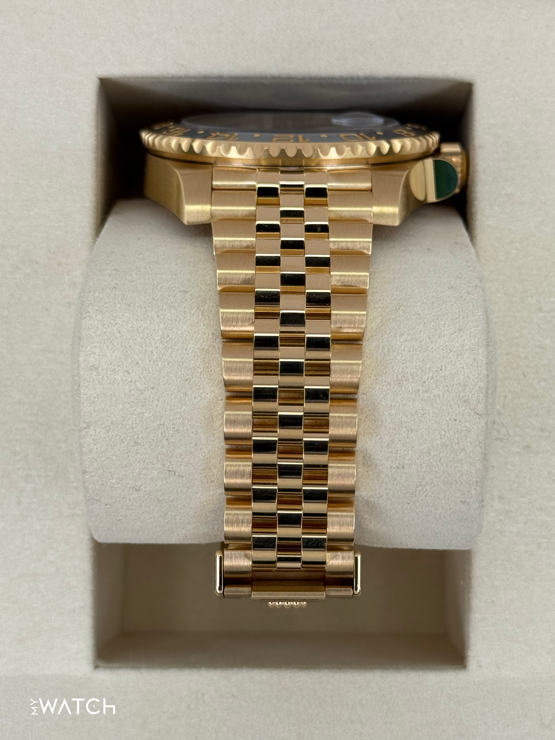 NEW 2025 Rolex GMT-Master II 40mm 126718GRNR Jubilee Black Dial - MyWatchLLC