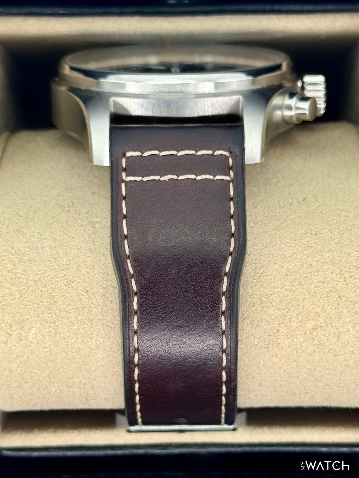 2025 IWC Pilot's Watch Chronograph 43mm IW378005 Steel Green Dial - MyWatchLLC