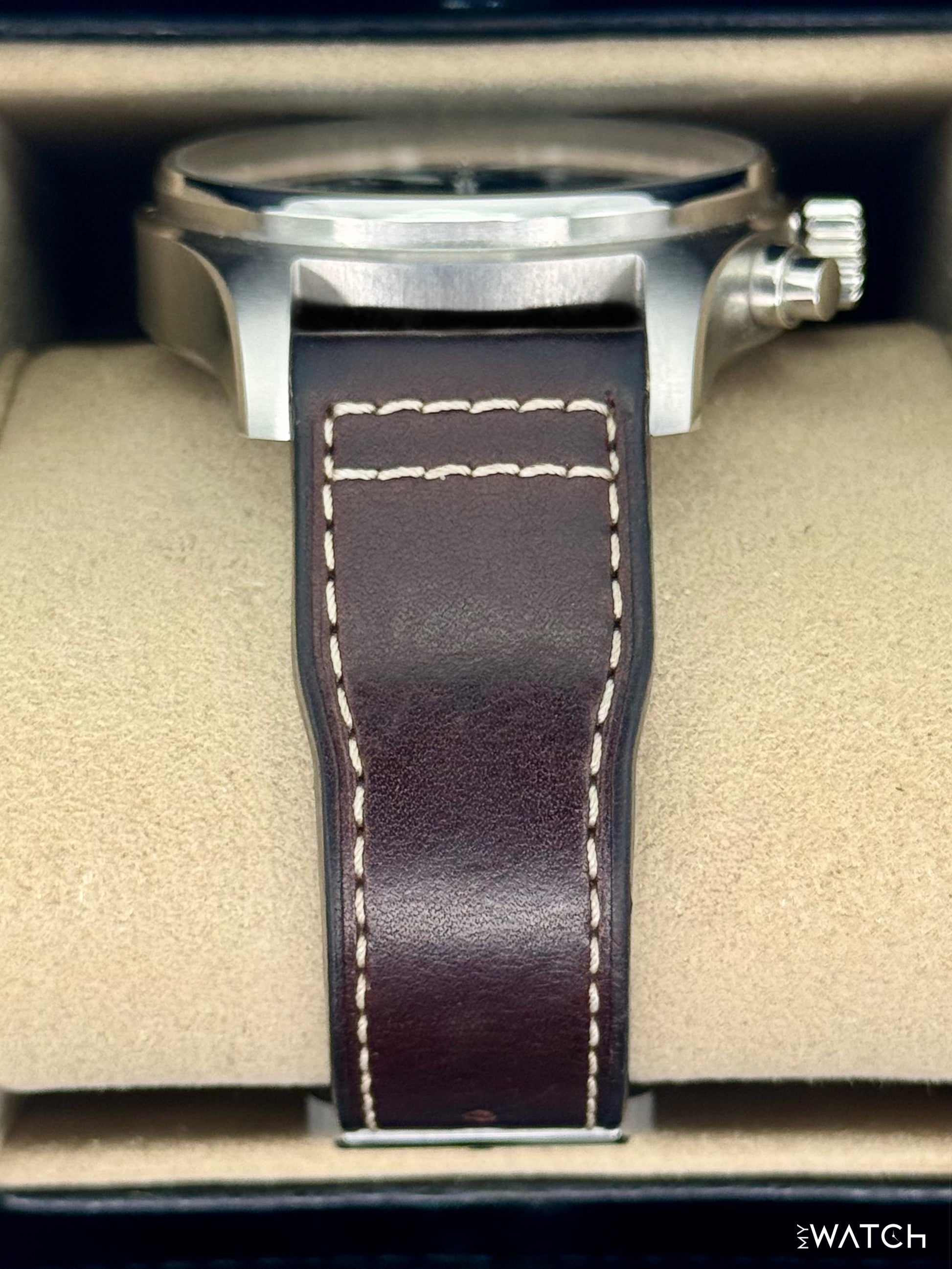 2025 IWC Pilot's Watch Chronograph 43mm IW378005 Steel Green Dial - MyWatchLLC