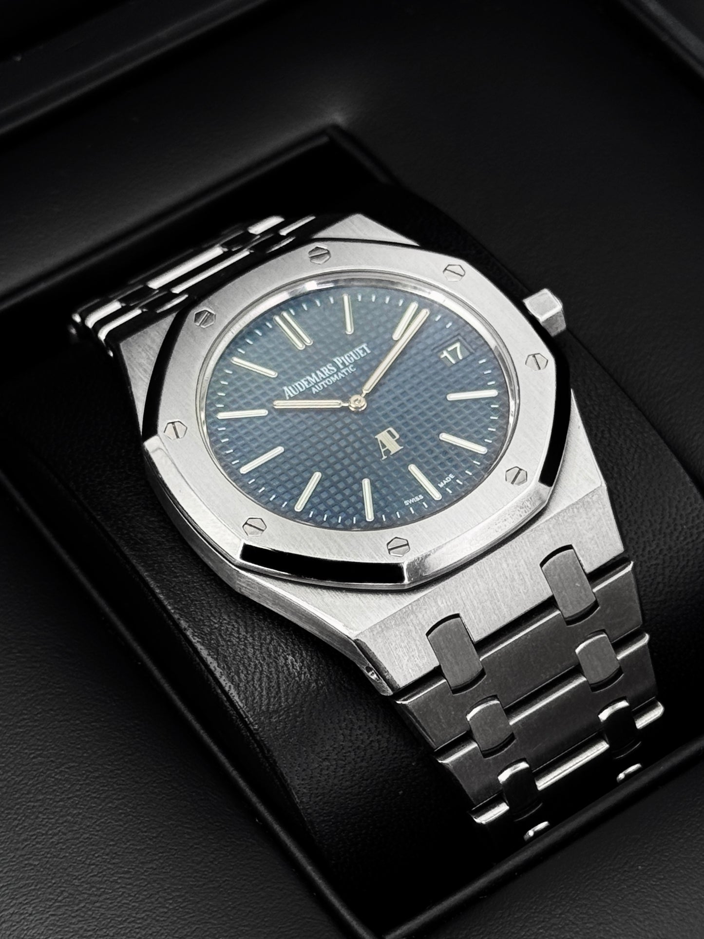2016 Audemars Piguet Royal Oak 39mm 15202ST Stainless Steel Blue Dial