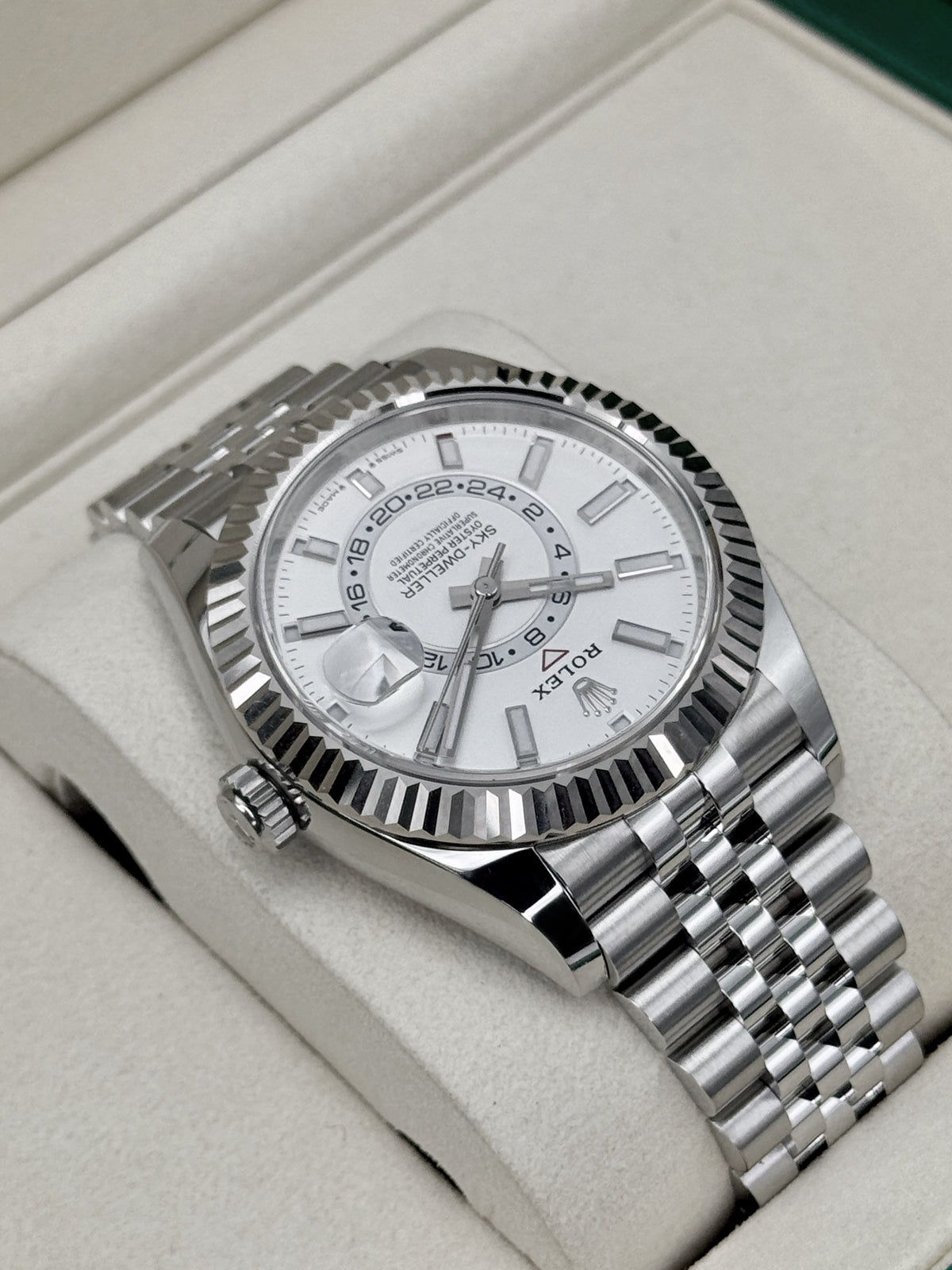 NEW 2026 Rolex Sky-Dweller 42mm 336934 Stainless Steel Jubilee White Dial