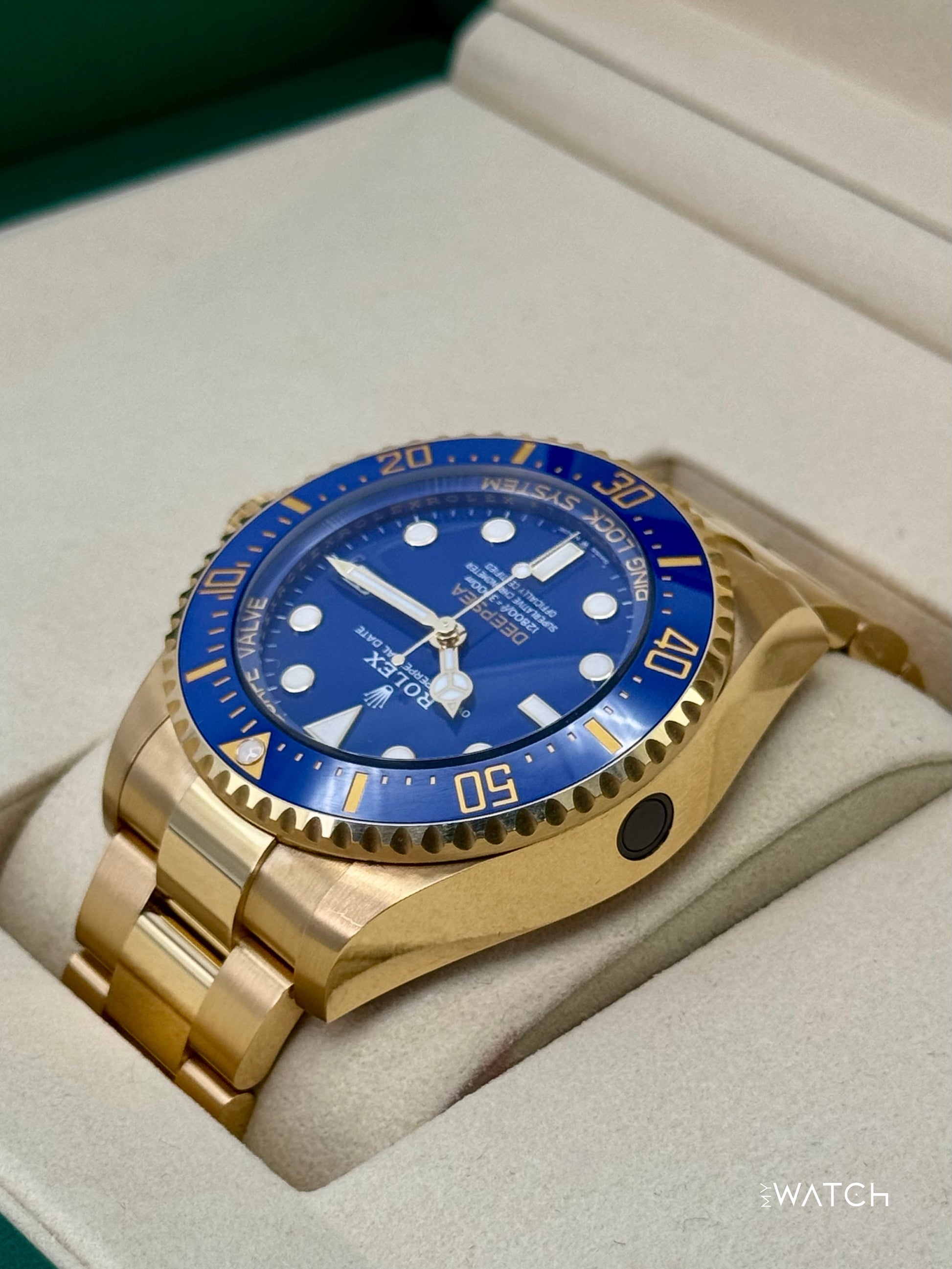 NEW 2025 Rolex Deepsea 44mm 136668LB Yellow Gold Blue Dial - MyWatchLLC