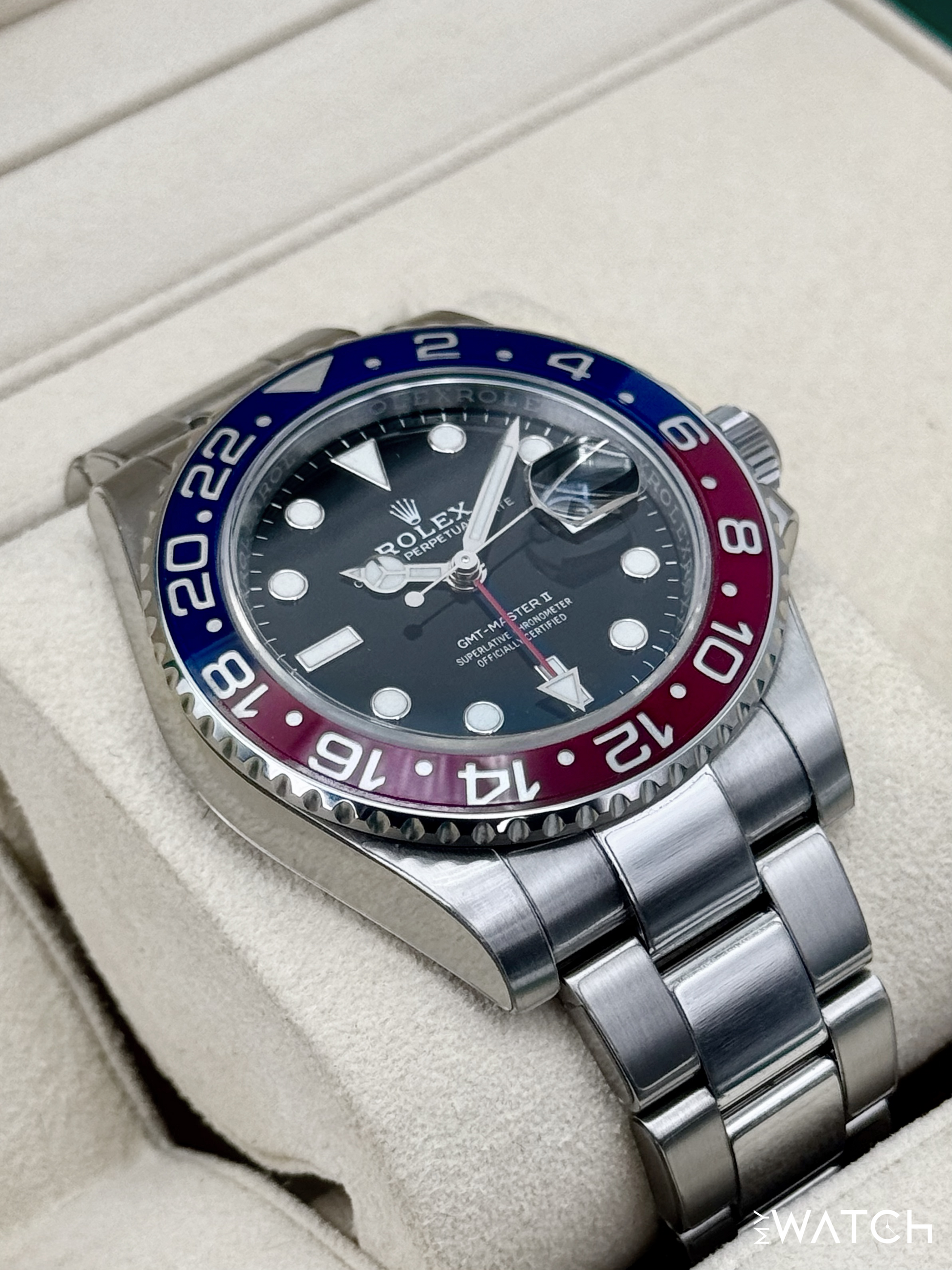 2022 Rolex GMT-Master II "Pepsi" 40mm 126710BLRO Oyster - MyWatchLLC