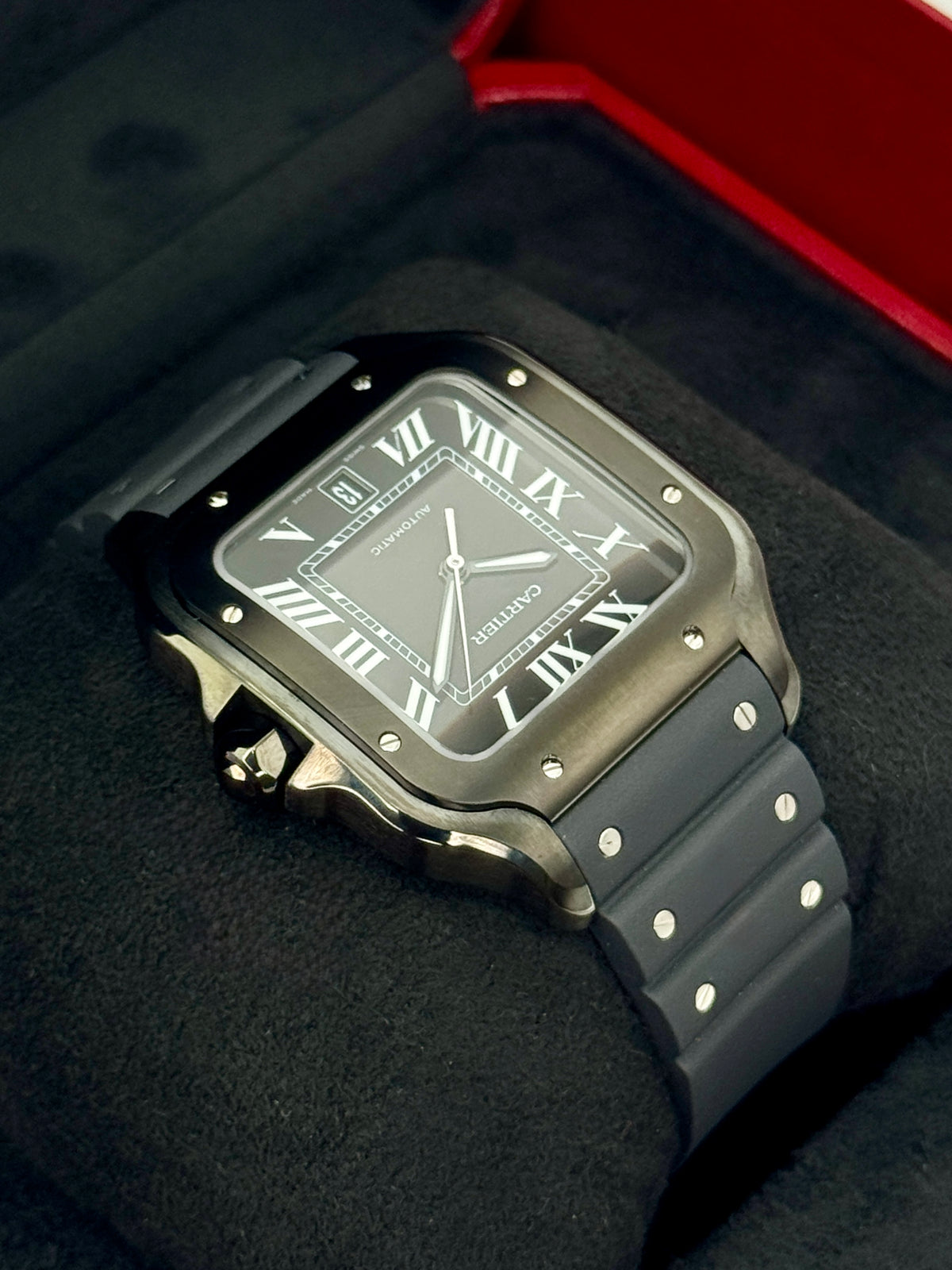 Cartier Santos De Cartier 39mm WSSA0039 Stainless Steel Black Dial - NEW 2026