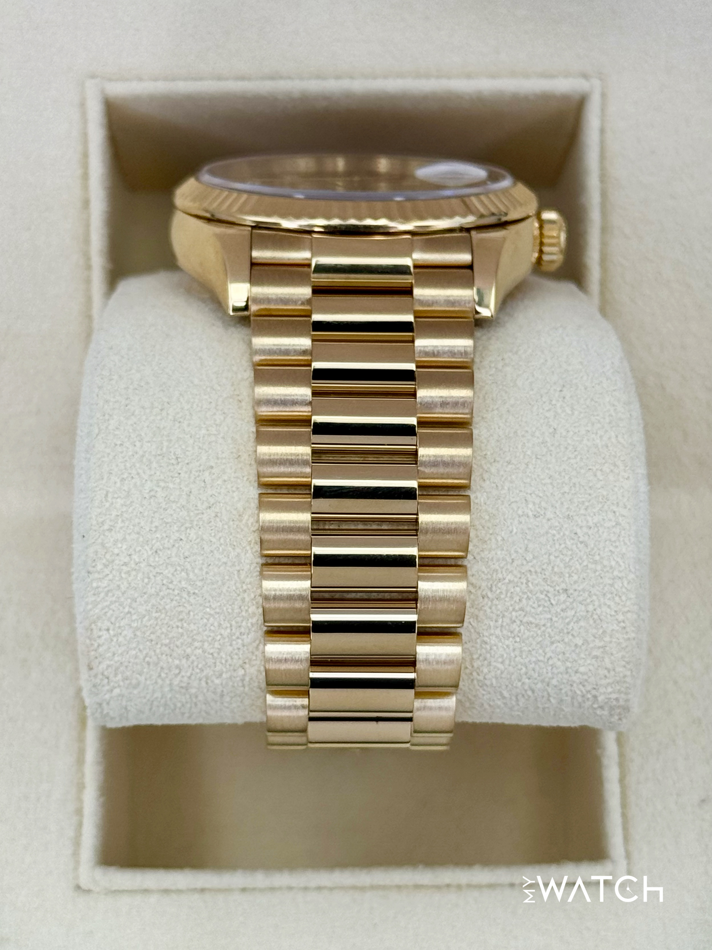 2024 Rolex Day-Date 36mm 128238 Presidential Champagne Diamond Dial