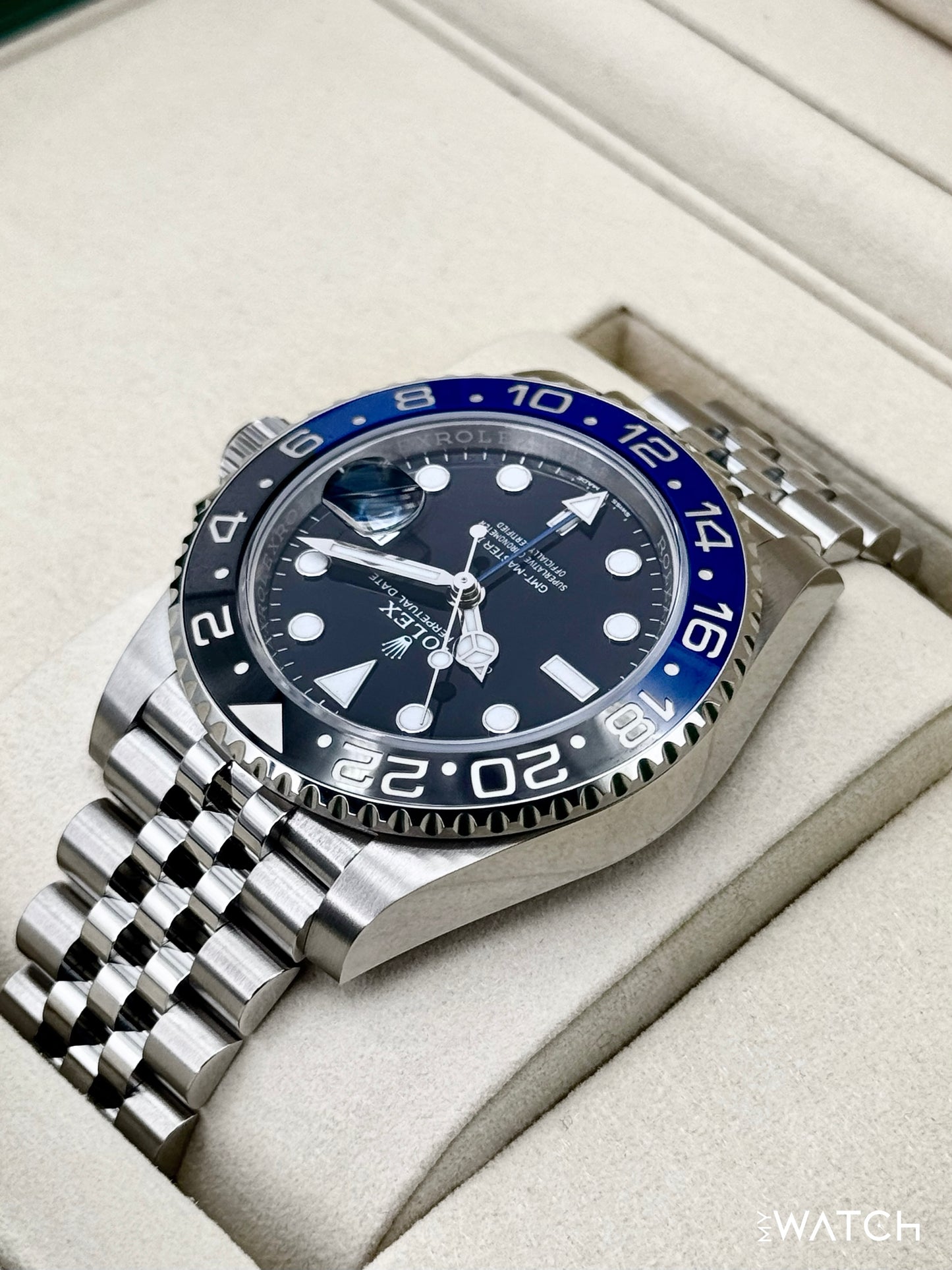 NEW 2025 Rolex GMT-Master II "Batgirl" 40mm 126710BLNR Jubilee - MyWatchLLC
