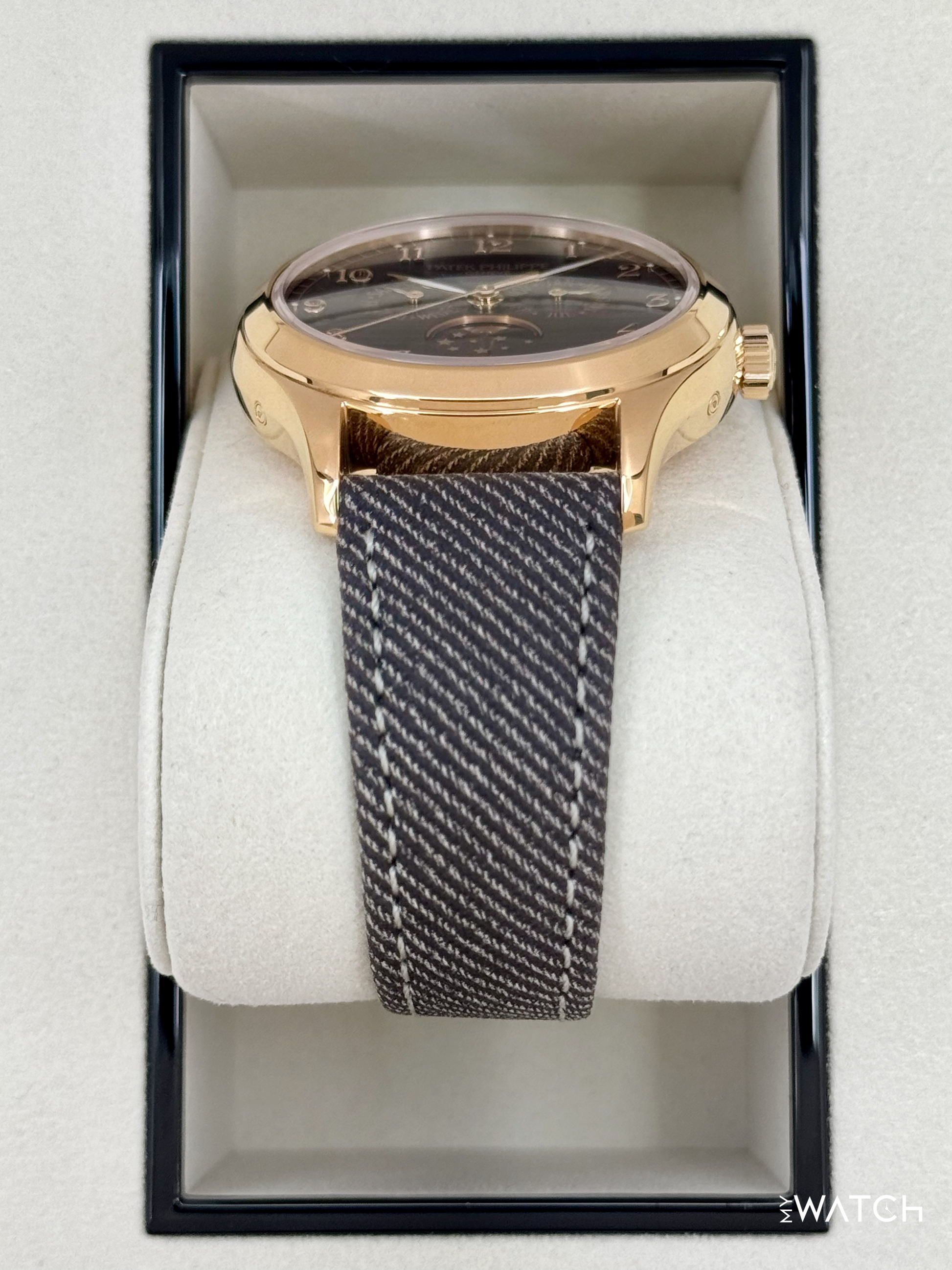 NEW 2026 Patek Philippe Annual Calendar 39mm 4946R Rose Gold Brown Dial - MyWatchLLC
