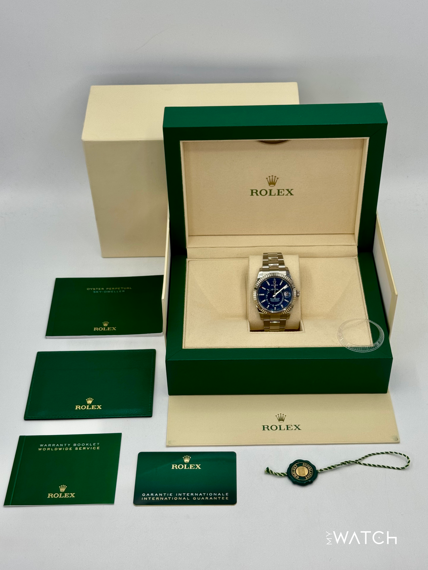 2022 Rolex Sky-Dweller 42mm 326934 Oyster Blue Dial - MyWatchLLC