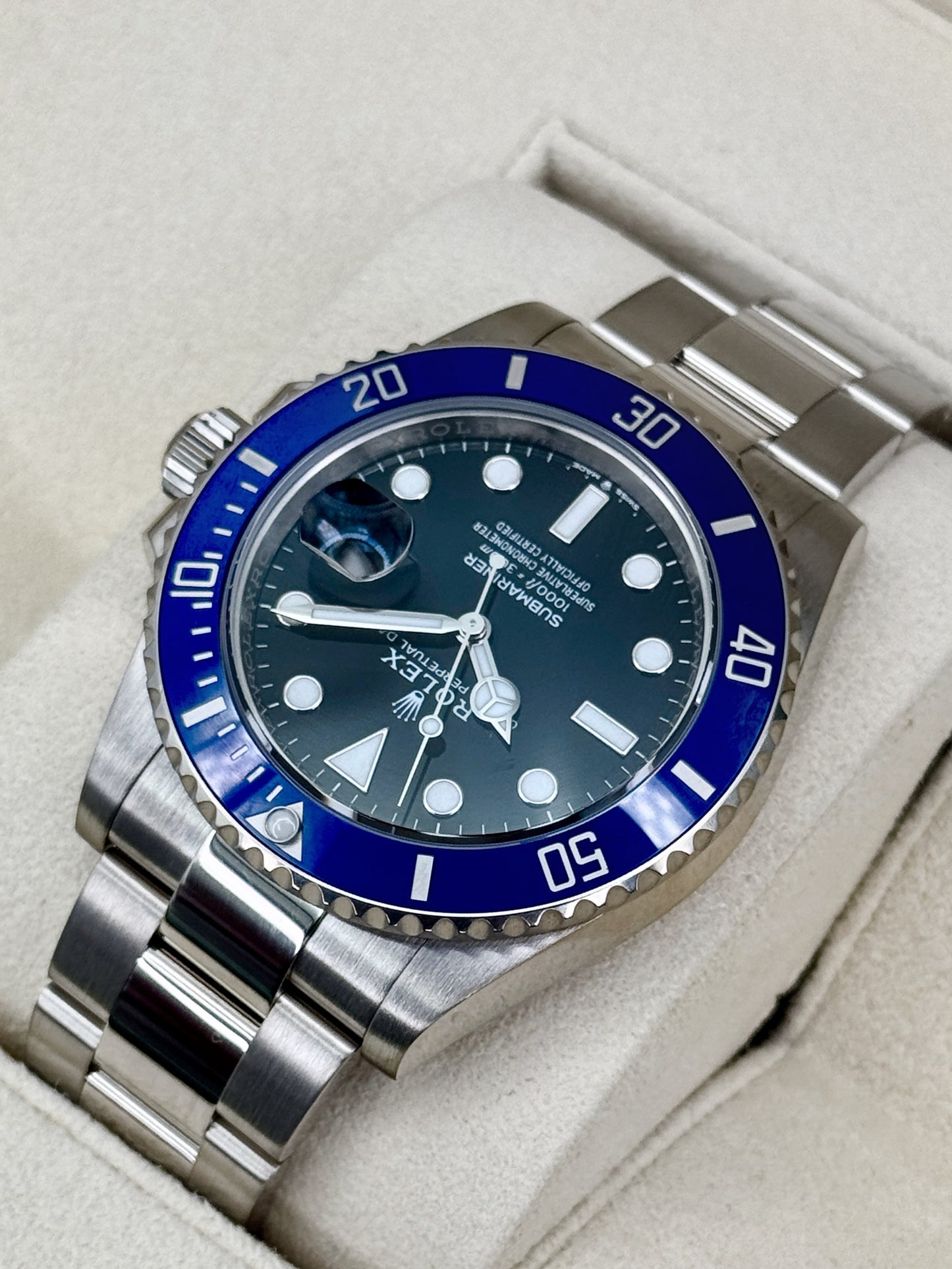 2025 Rolex Submariner “Cookie Monster ” 41mm 126619LB White Gold Black Dial
