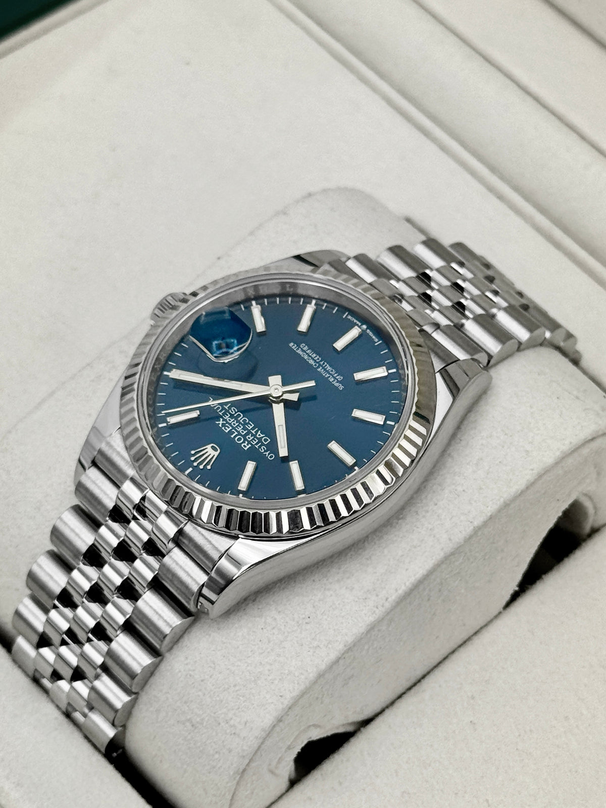 2026 Rolex Datejust 36mm 126234 Stainless Steel Jubilee Blue Dial