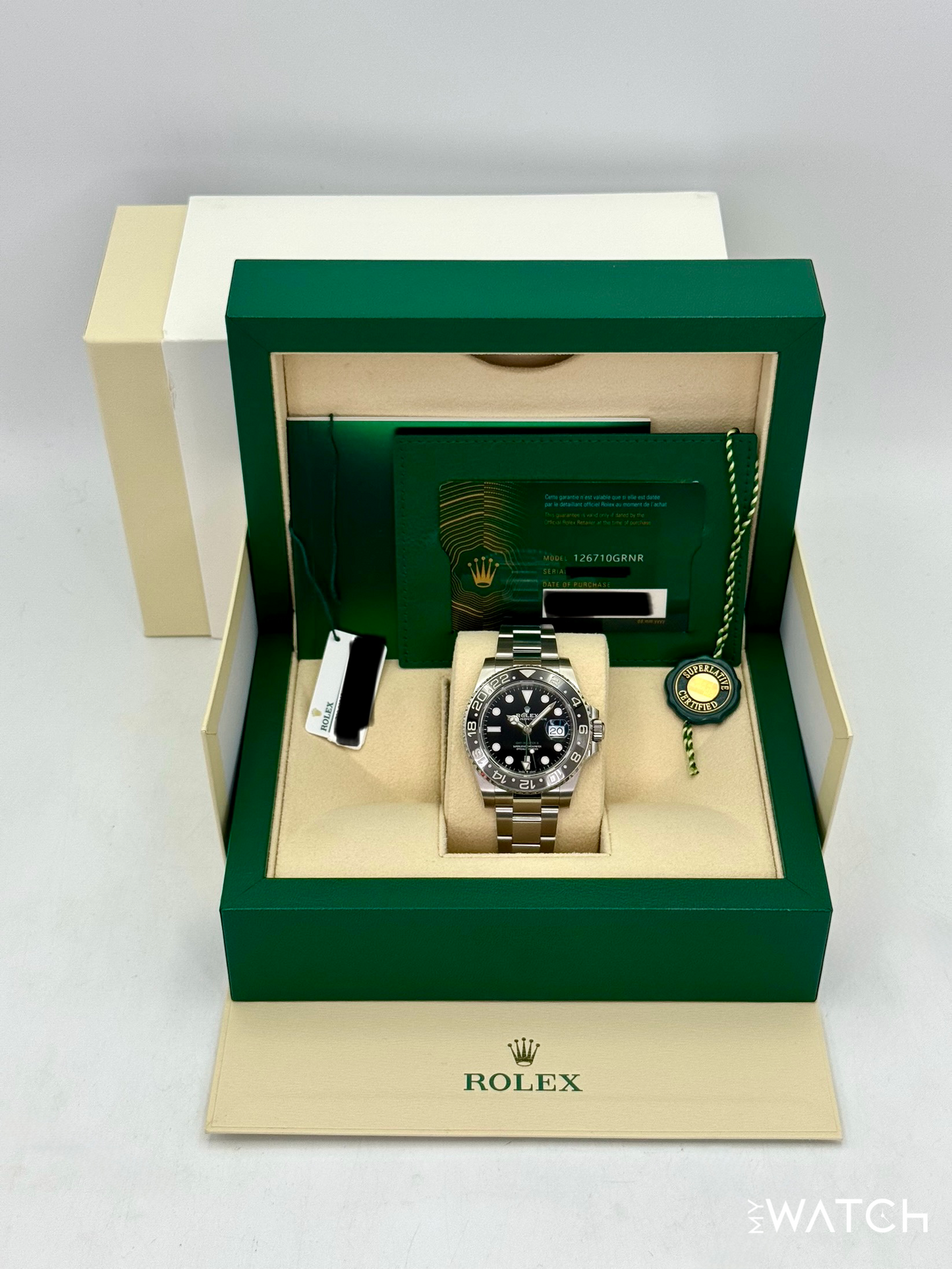 2024 Rolex GMT-Master II "Bruce Wayne" 40mm 126710GRNR Oyster