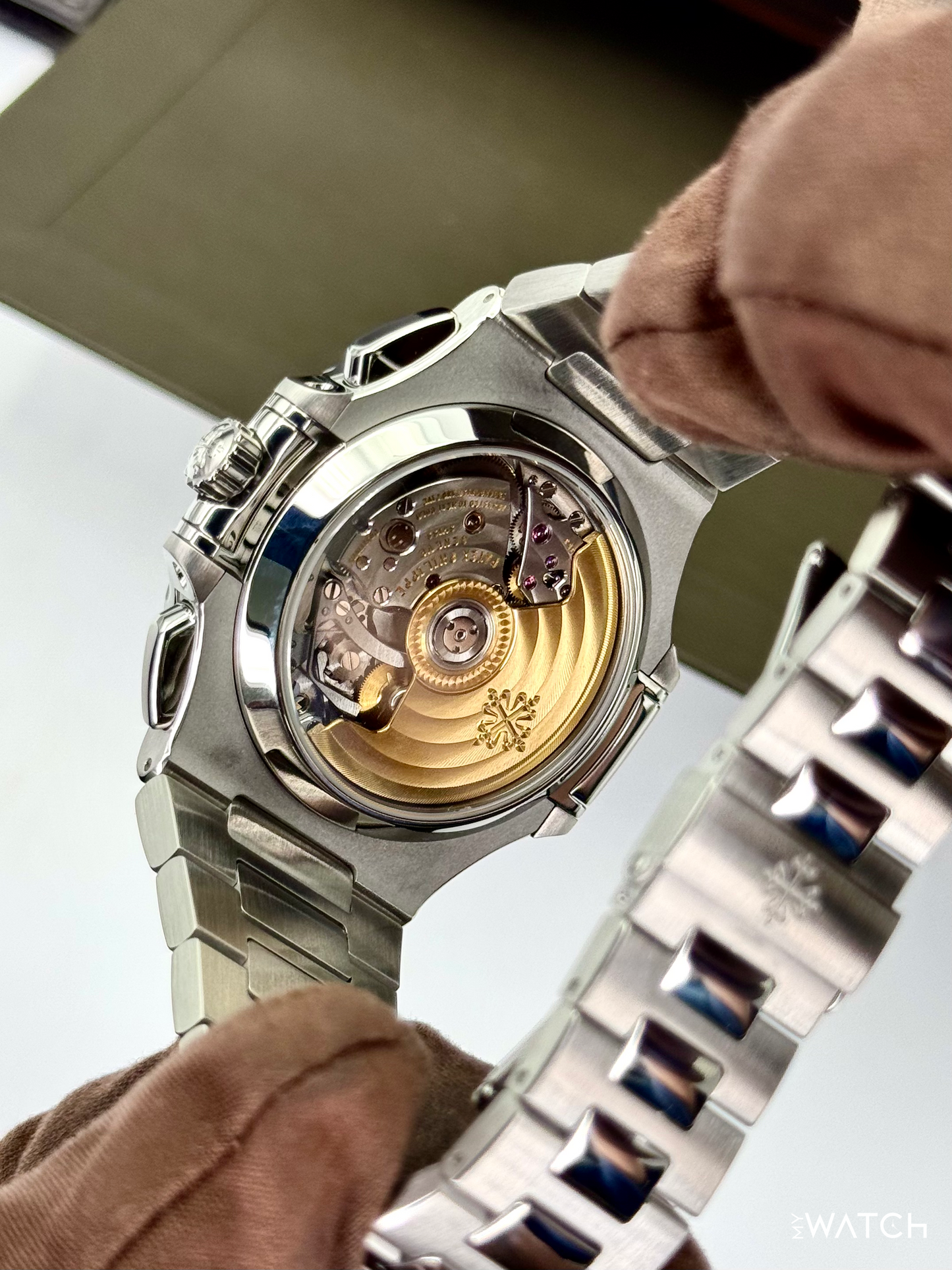 2011 Patek Philippe Nautilus Chrono 40.5mm 5980/1A Stainless Steel Grey Dial - MyWatchLLC