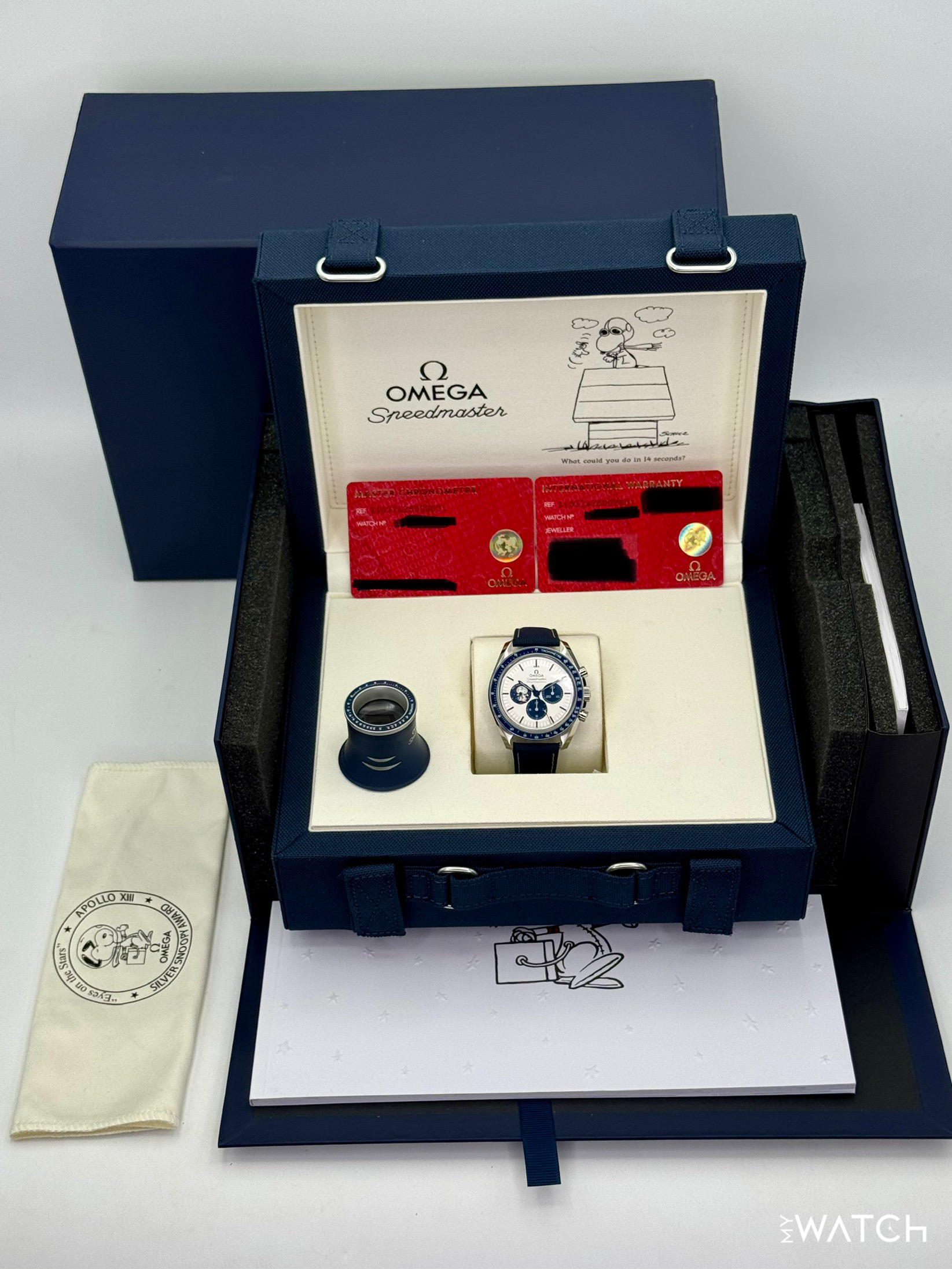 NEW 2026 Omega Speedmaster Silver Snoopy Award 310.32.42.50.02.001 - MyWatchLLC