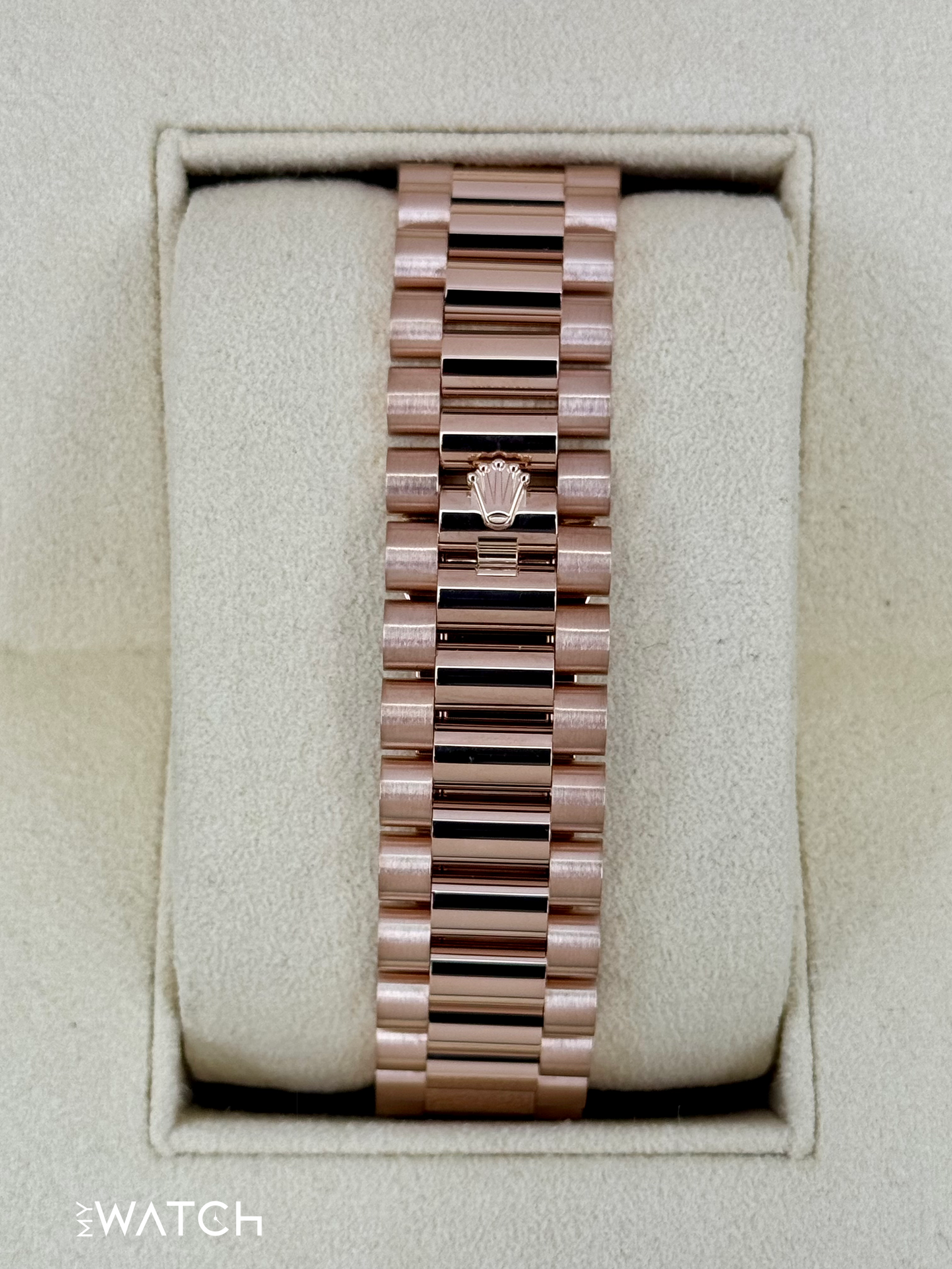 2023 Rolex Day-Date 40mm 228235 Presidential Rose Gold Chocolate Dial