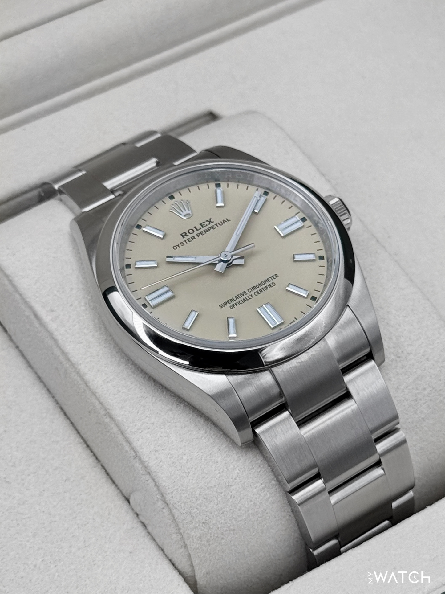 2025 Rolex Oyster Perpetual 36mm 126000 Beige Dial
