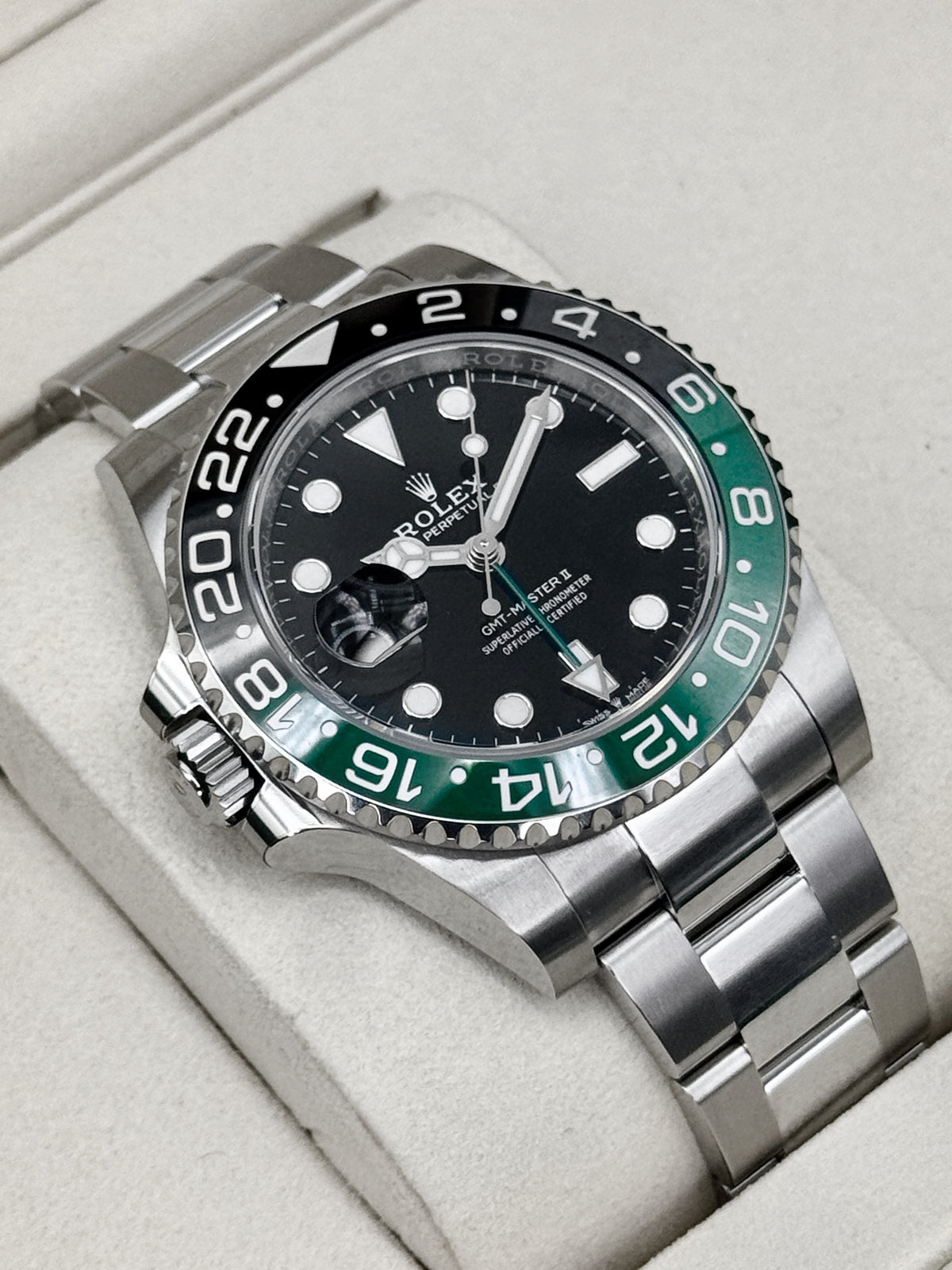 NEW 2026 Rolex GMT-Master II Sprite 40mm 126720VTNR Oyster (NEW STYLE CARD)