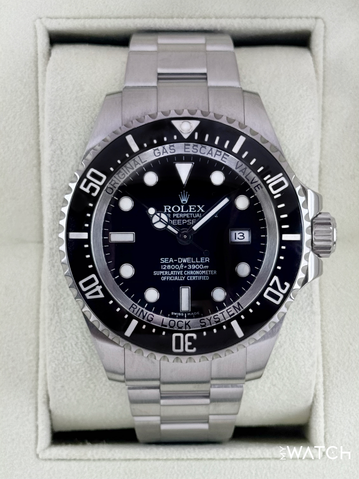 2009 Rolex Deepsea 44mm 116660 Stainless Steel Black Dial