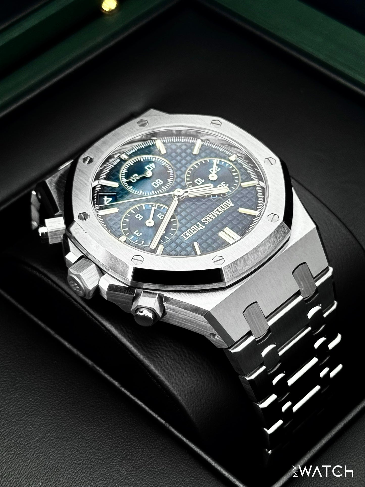 NEW 2026 Audemars Piguet Royal Oak Chronograph 41mm 26240ST Blue Dial
