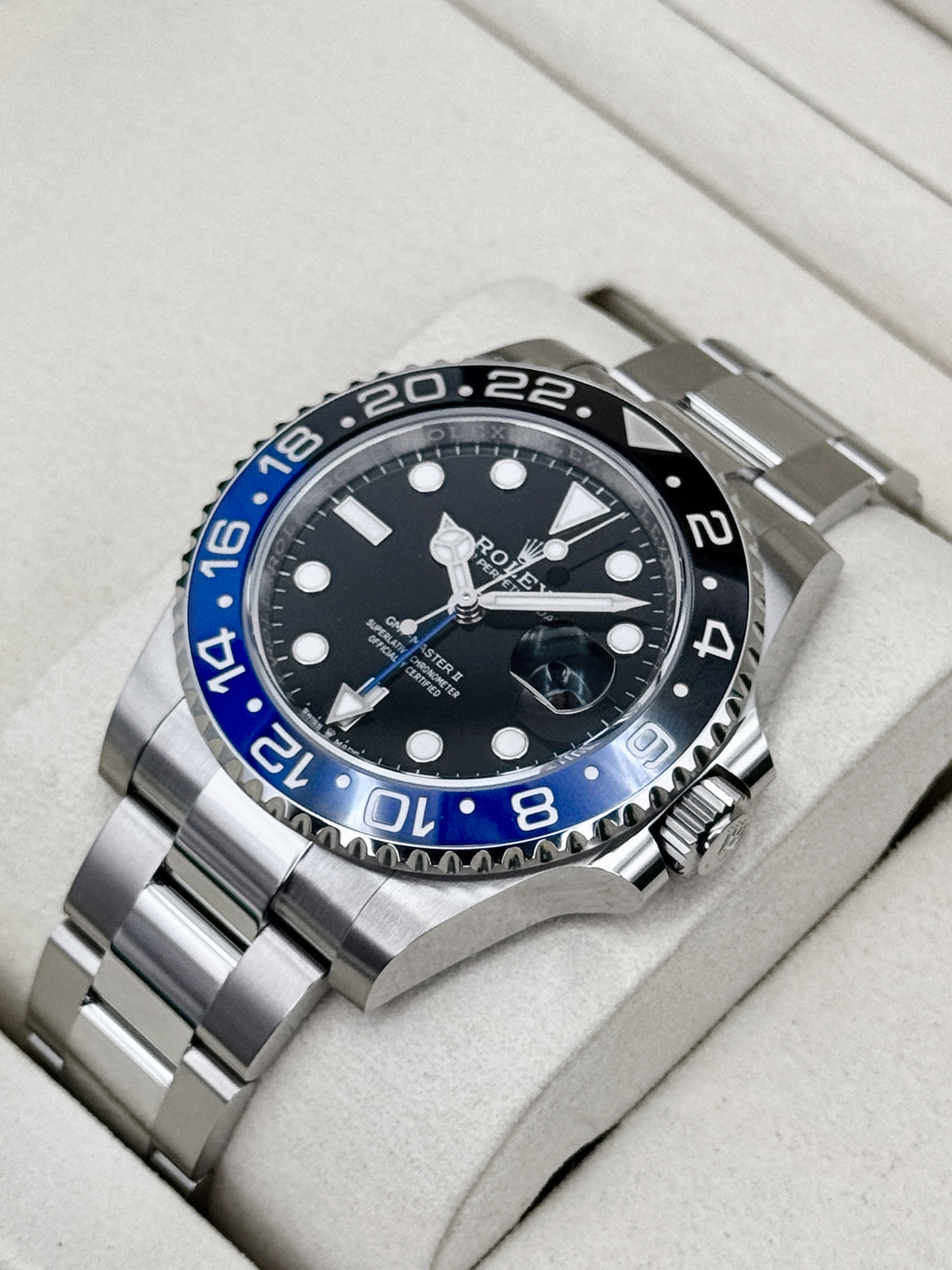 NEW 2026 Rolex GMT-Master II Batman 40mm 126710BLNR Oyster (NEW STYLE CARD)