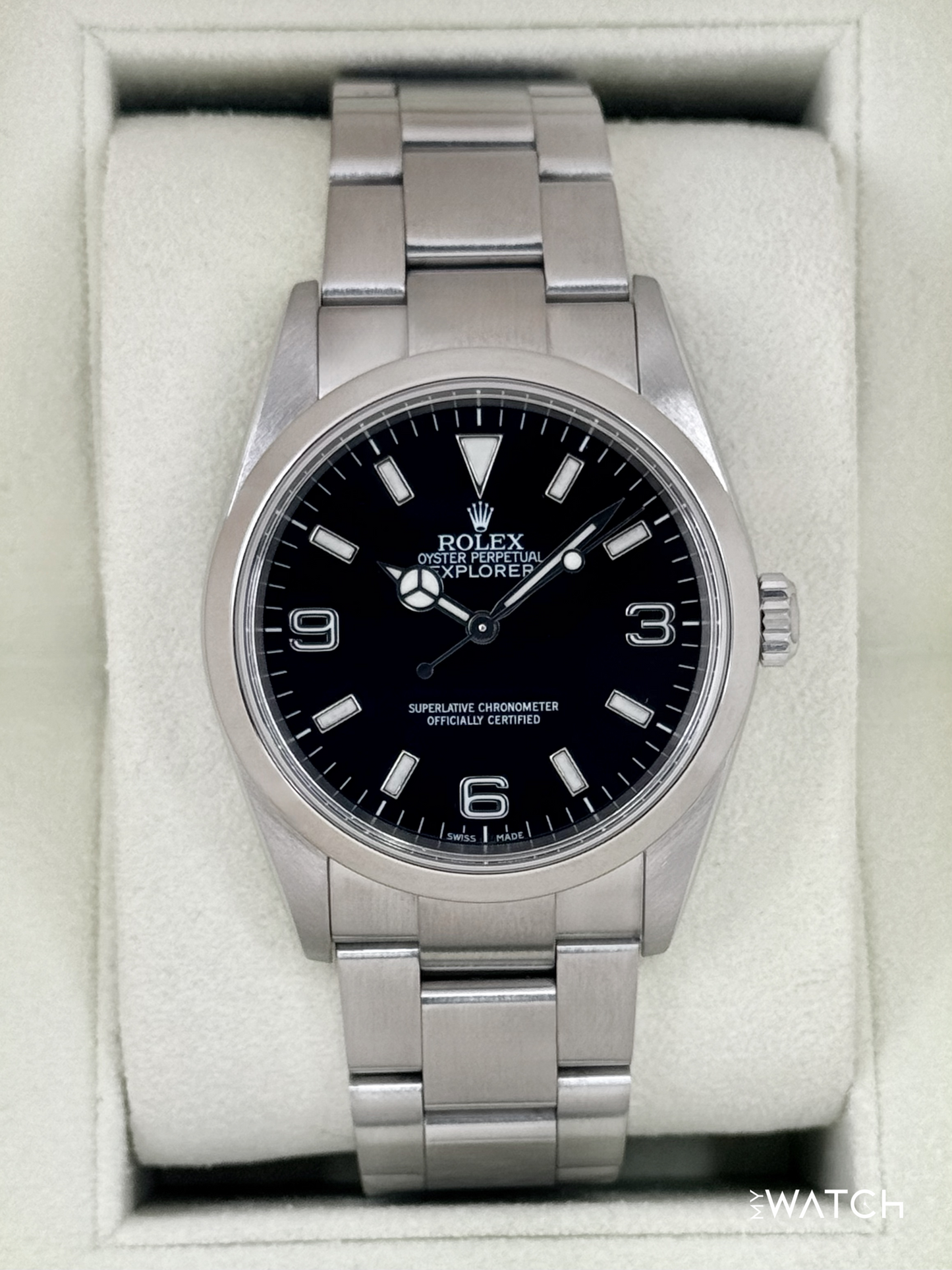 2005 Rolex Explorer 36mm 114270 Stainless Steel Black Dial