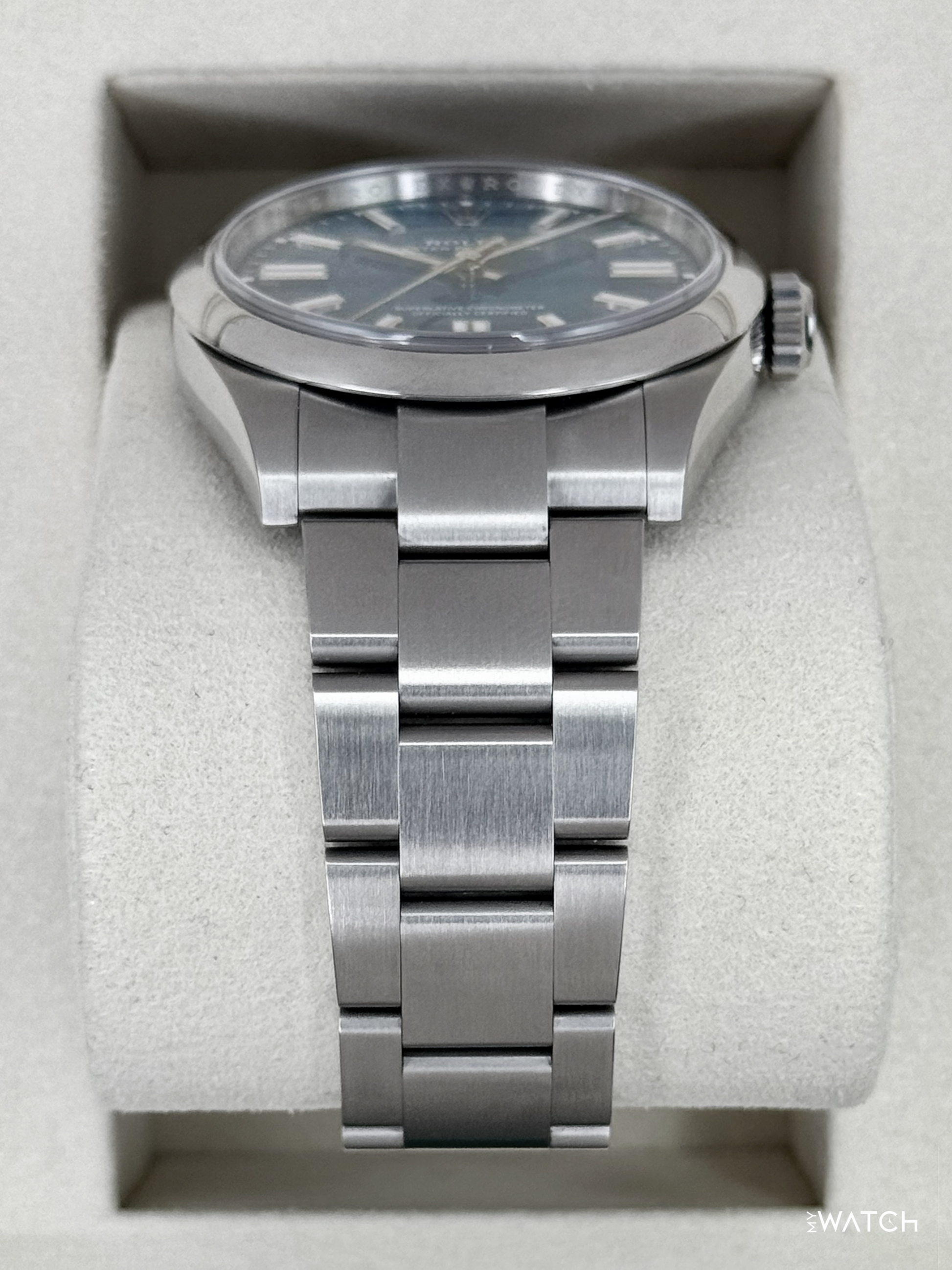 2025 Rolex Oyster Perpetual 41mm 134300 Med Blue Dial - MyWatchLLC
