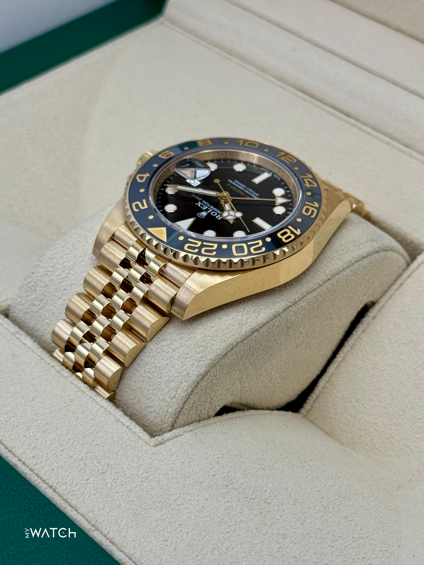 2025 Rolex GMT-Master II 40mm 126718GRNR Jubilee Black Dial
