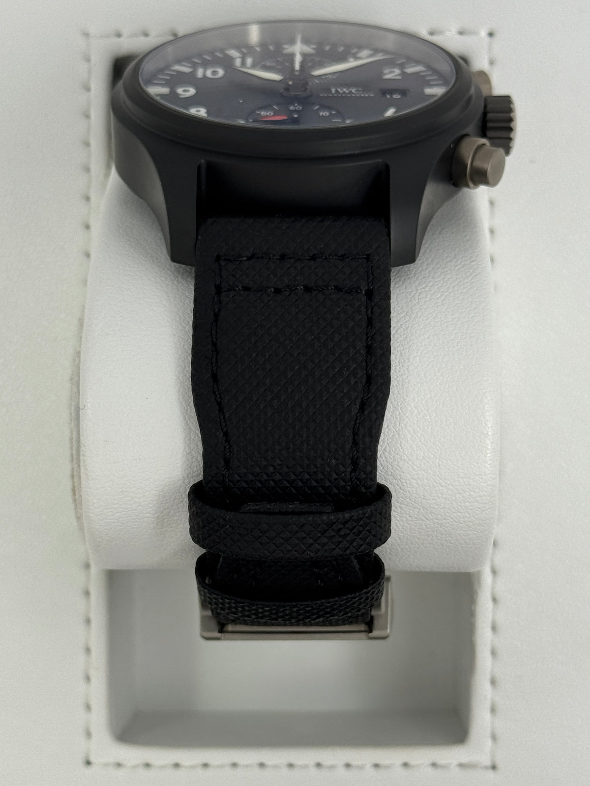 2018 IWC Pilot Chronograph Top Gun 44mm IW389001 Ceramic Black Dial