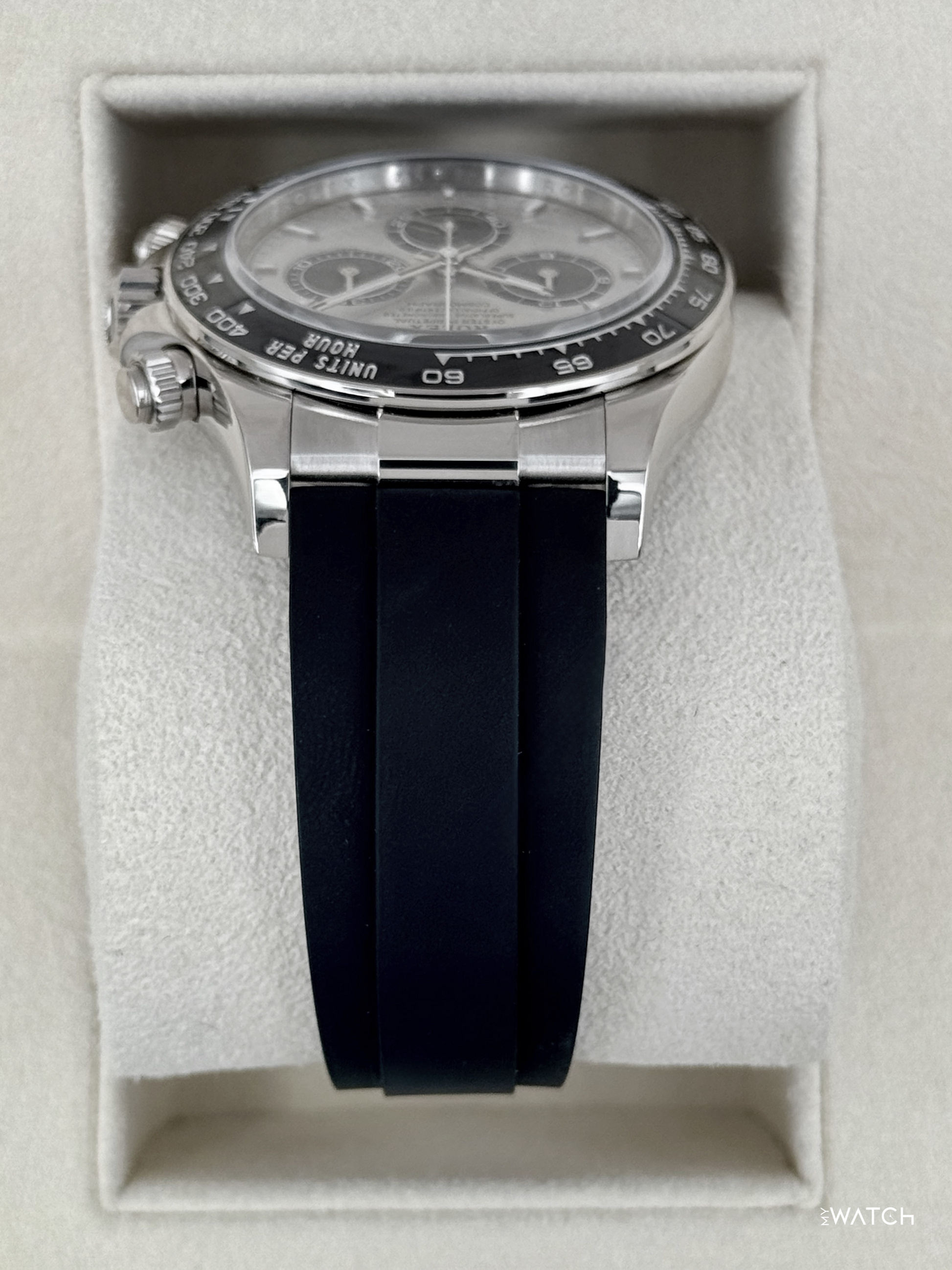2024 Rolex Daytona "Ghost" 40mm 126519LN White Gold Silver Dial - MyWatchLLC