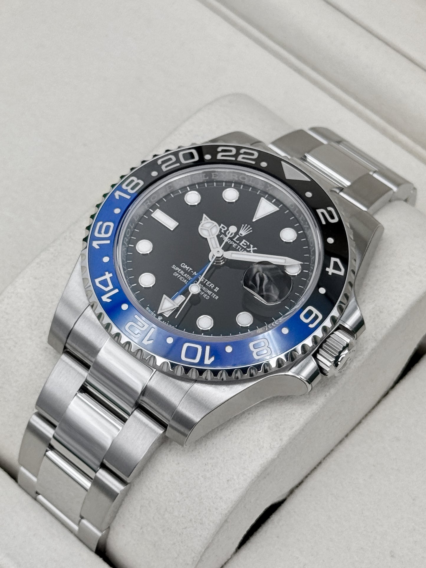 NEW 2026 Rolex GMT-Master II Batman 40mm 126710BLNR Oyster (STICKERED)