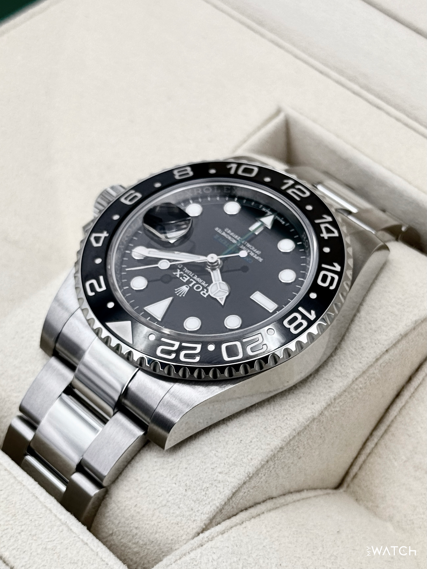 2018 Rolex GMT-Master II 40mm 116710LN Stainless Steel Black Dial - MyWatchLLC